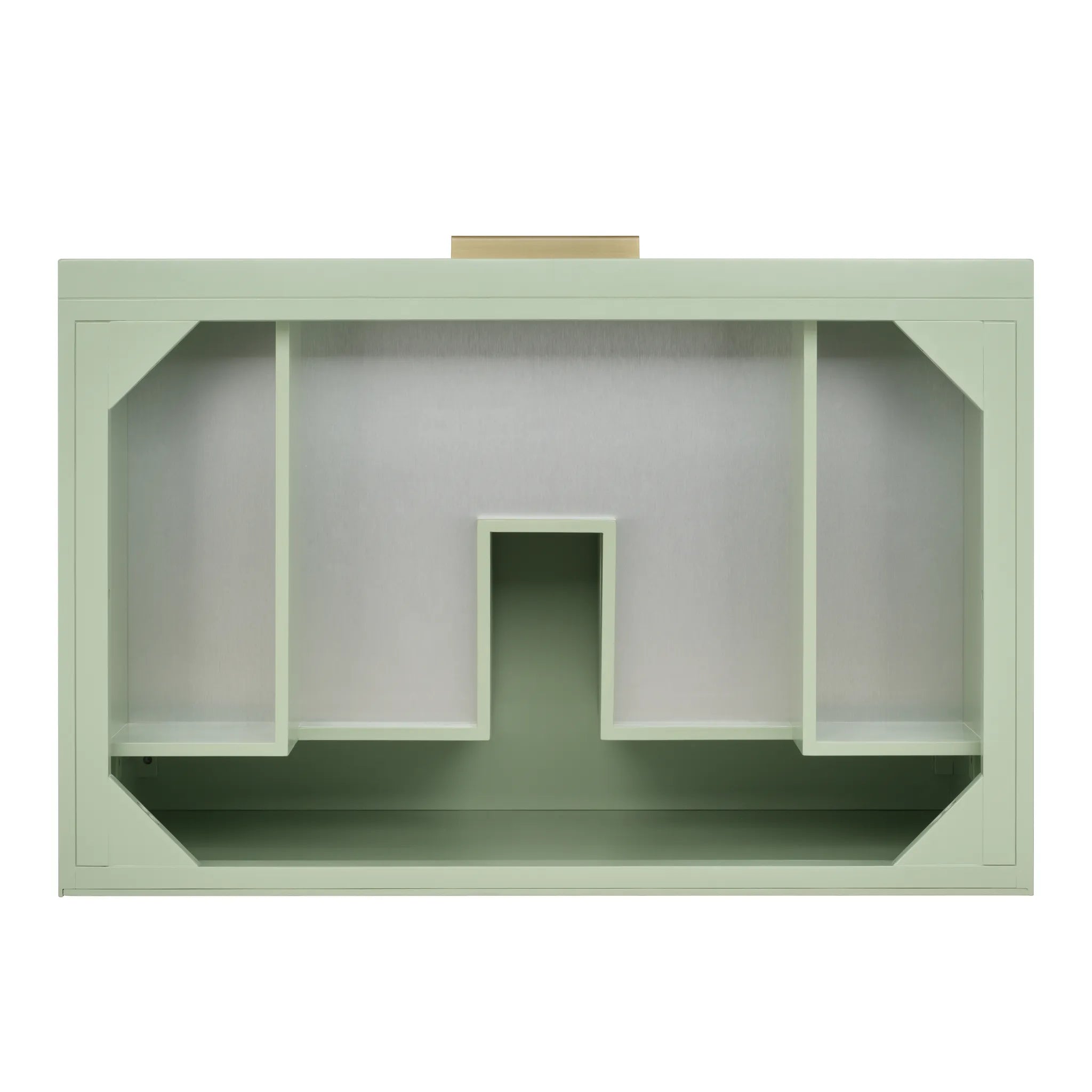 36" Emmeline Single Vanity in Pistachio-White Zeus Silestone-8" Widespread image 6