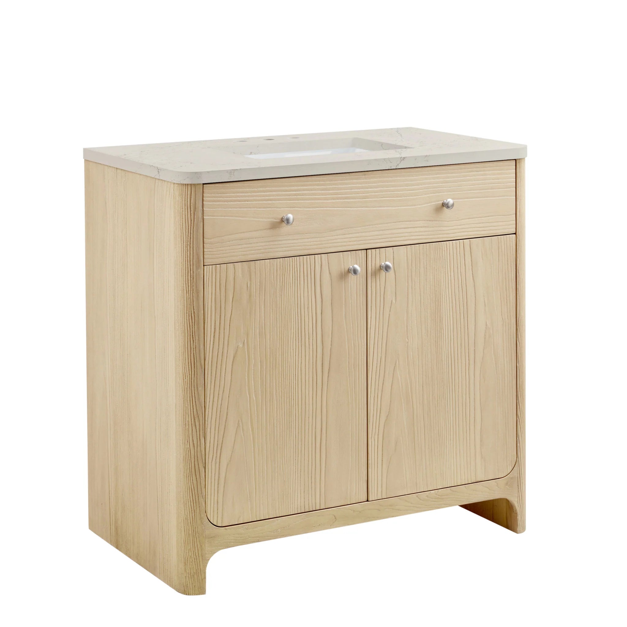 36-gracyn-single-vanity-in-coastal-driftwood-by-james-martin-vanities-siberian-silestone image 1