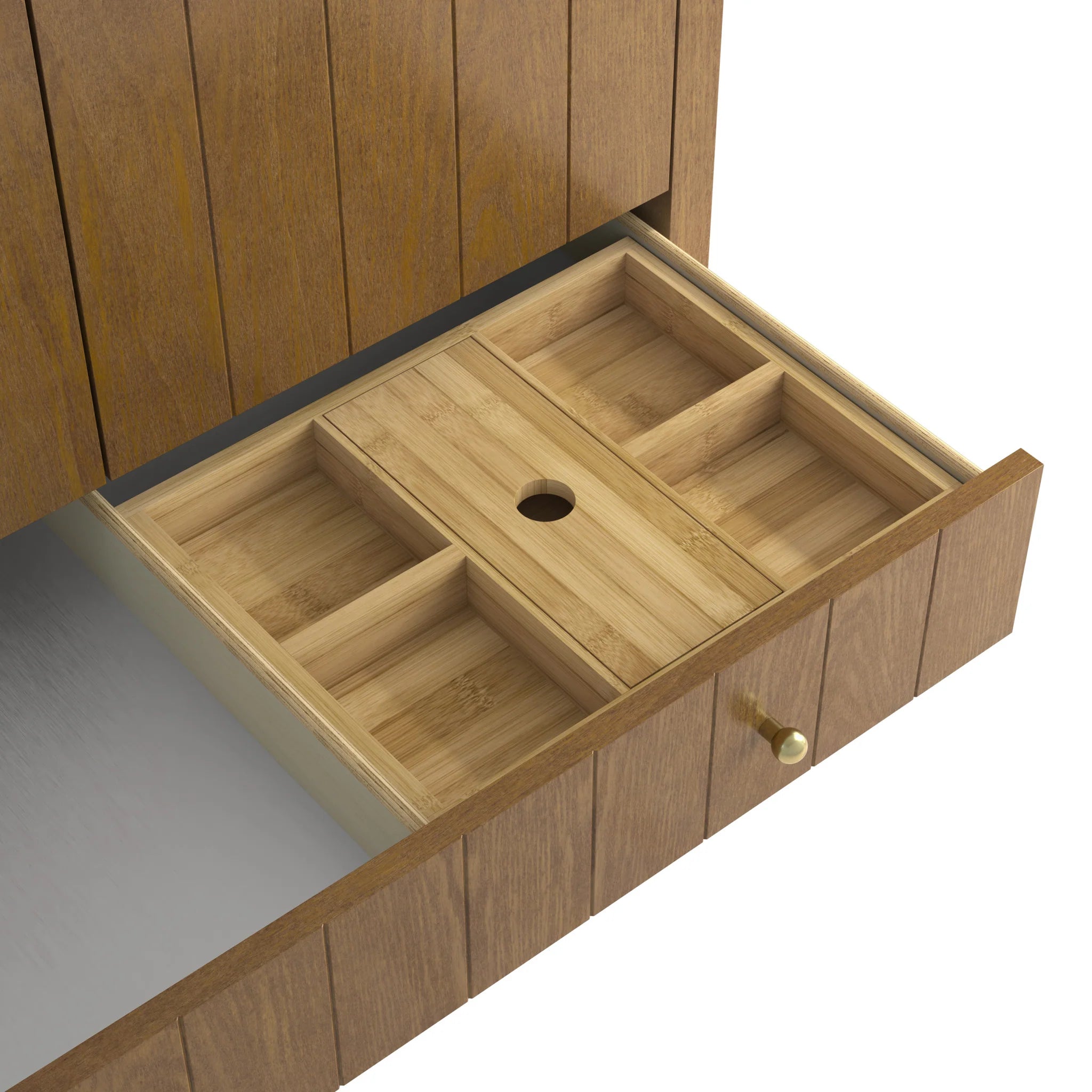 36" Hudson Single Vanity in Honey Oak by James Martin Vanities-Phantome Eclos 14
