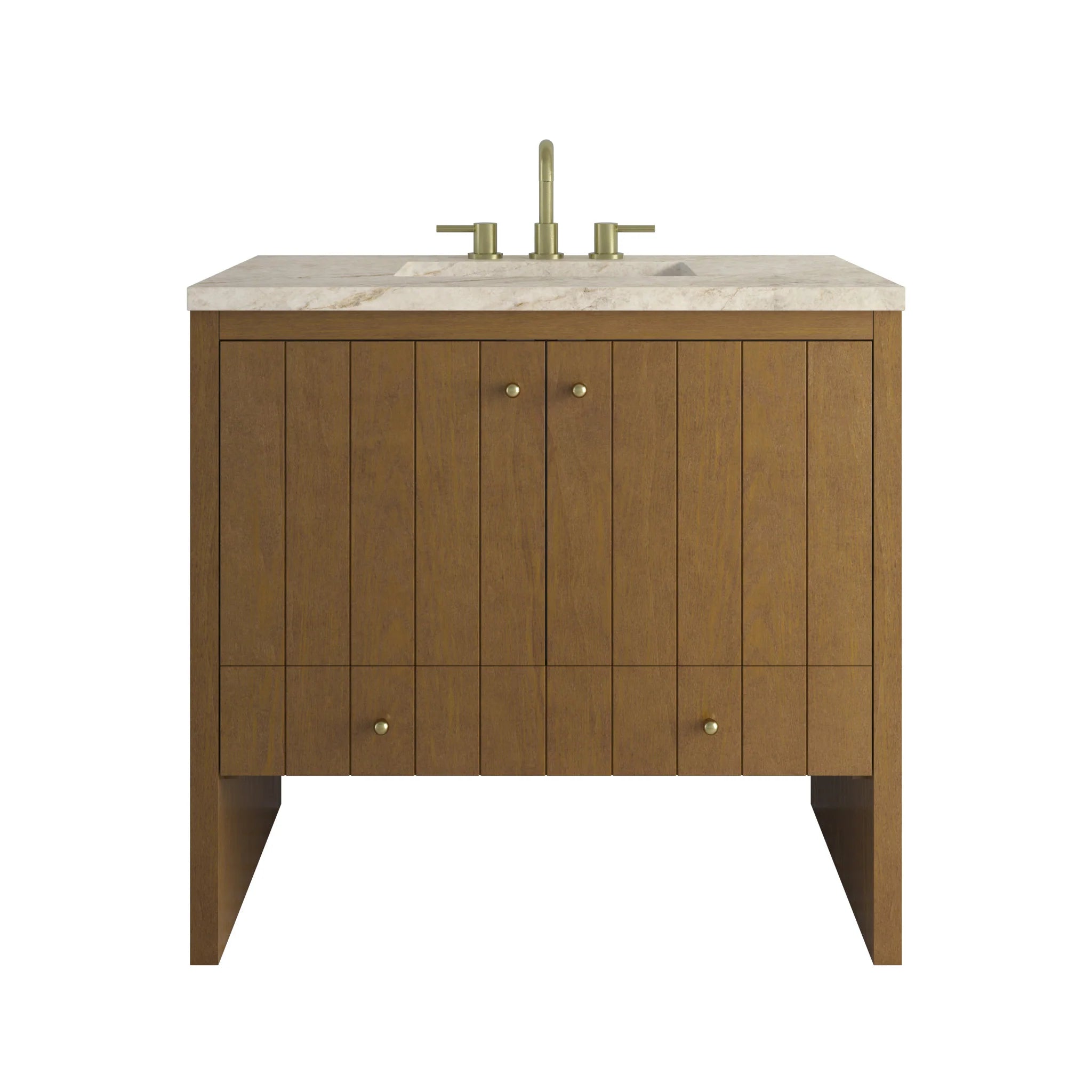 36" Hudson Single Vanity in Honey Oak by James Martin Vanities-Tajnar Eclos