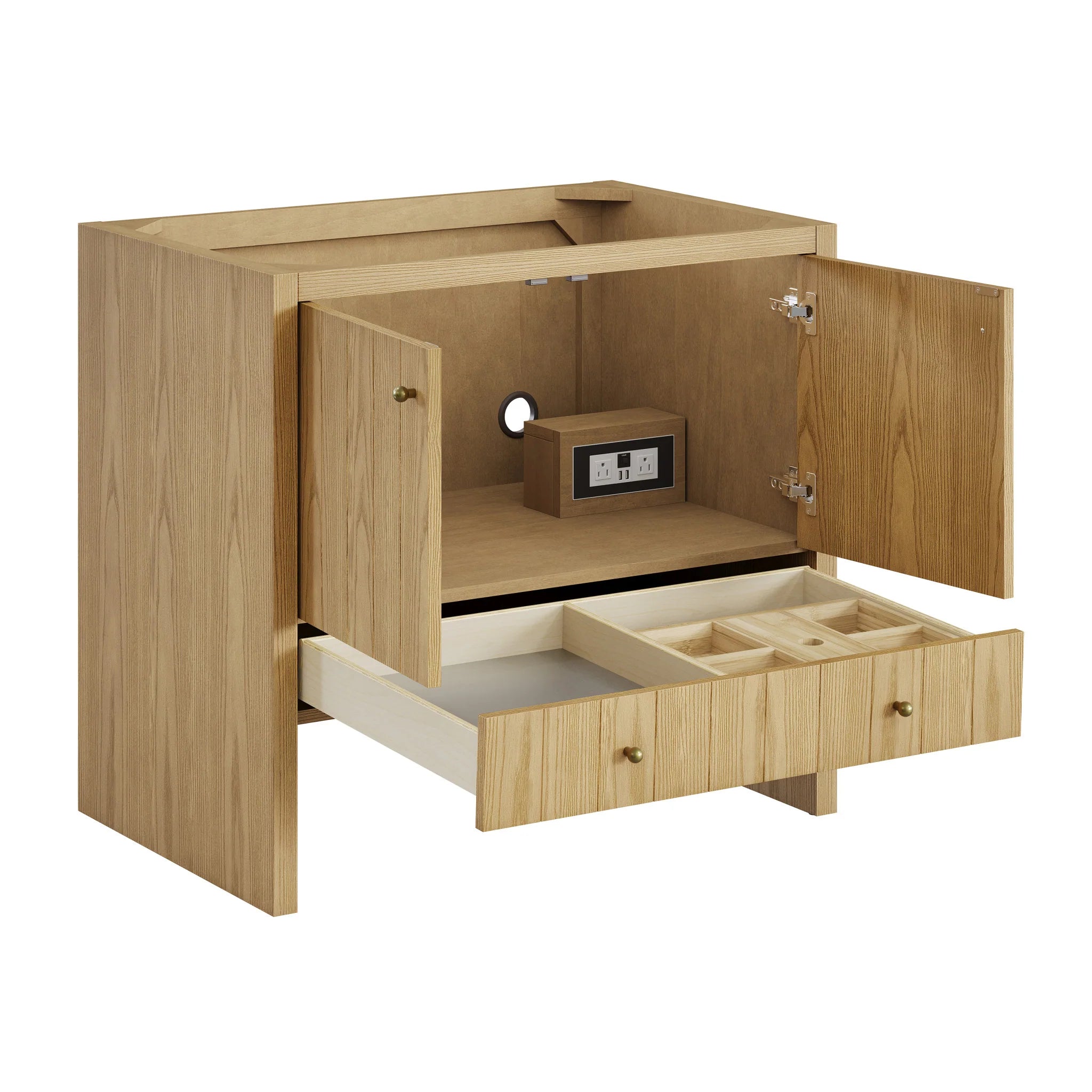 36-hudson-single-vanity-in-light-natural-oak-by-james-martin-vanities-phantome-eclos-zero-silica image 1