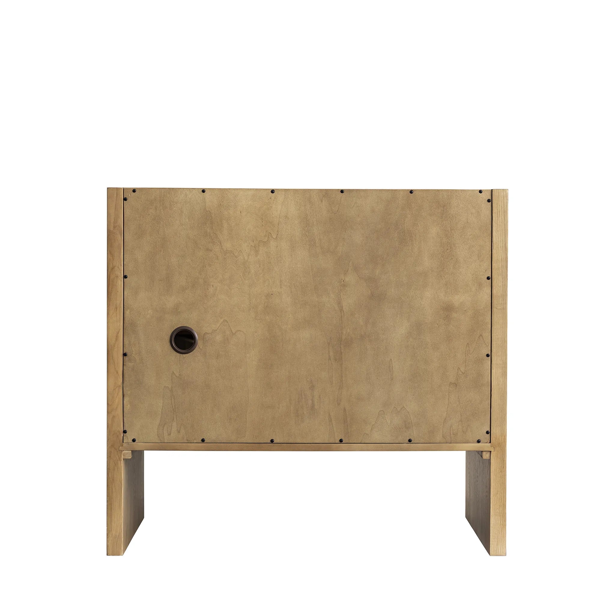36" Hudson Single Vanity in Light Natural Oak-Cabinet Only-Not Available image 3
