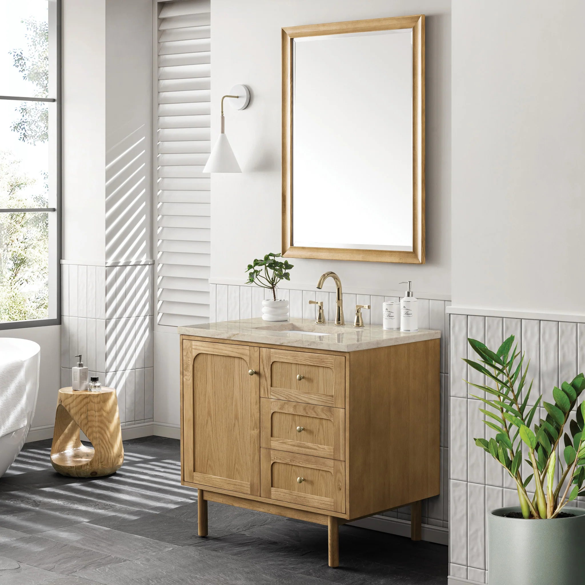 36-laurent-single-vanity-in-light-natural-oak-by-james-martin-vanities-tajnar-eclos-zero-silica image 20