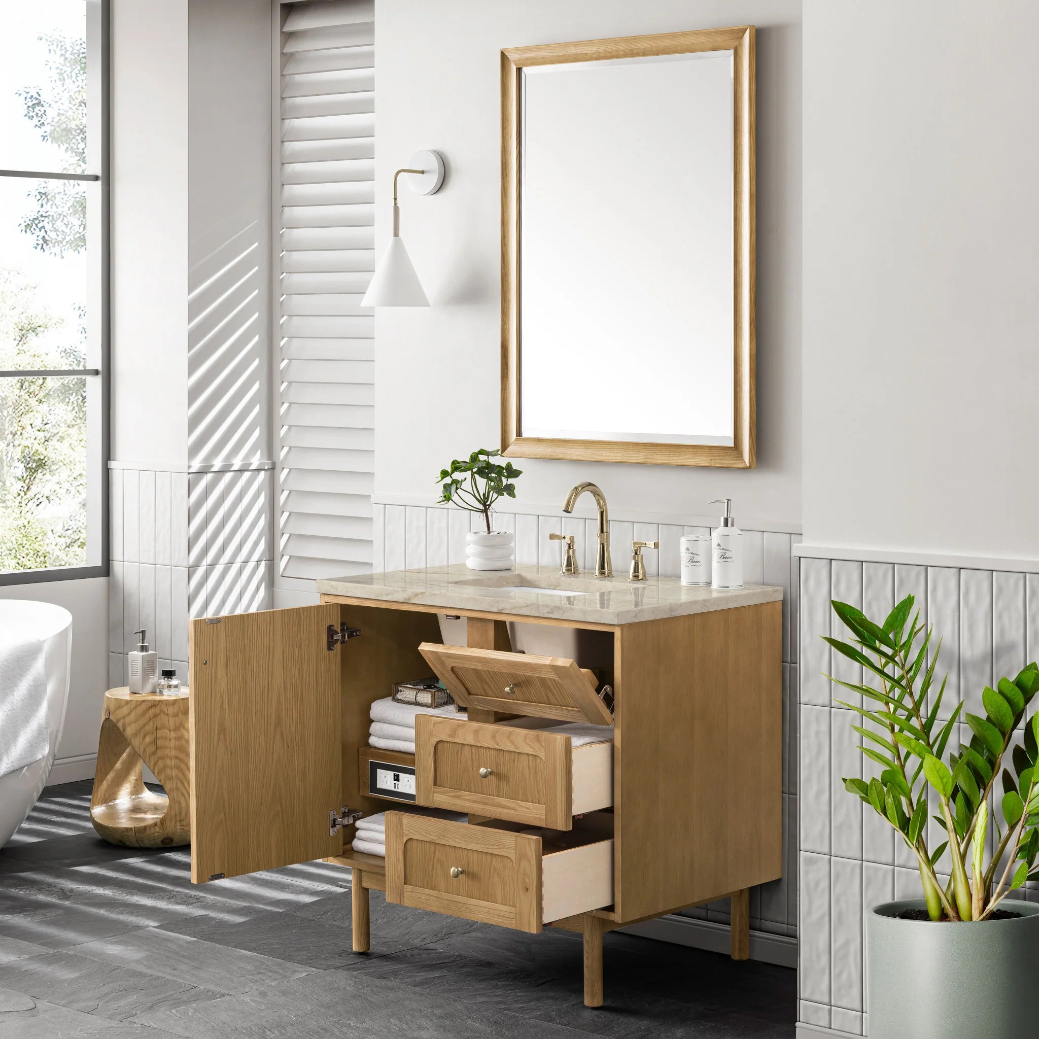 36-laurent-single-vanity-in-light-natural-oak-by-james-martin-vanities-tajnar-eclos-zero-silica image 22