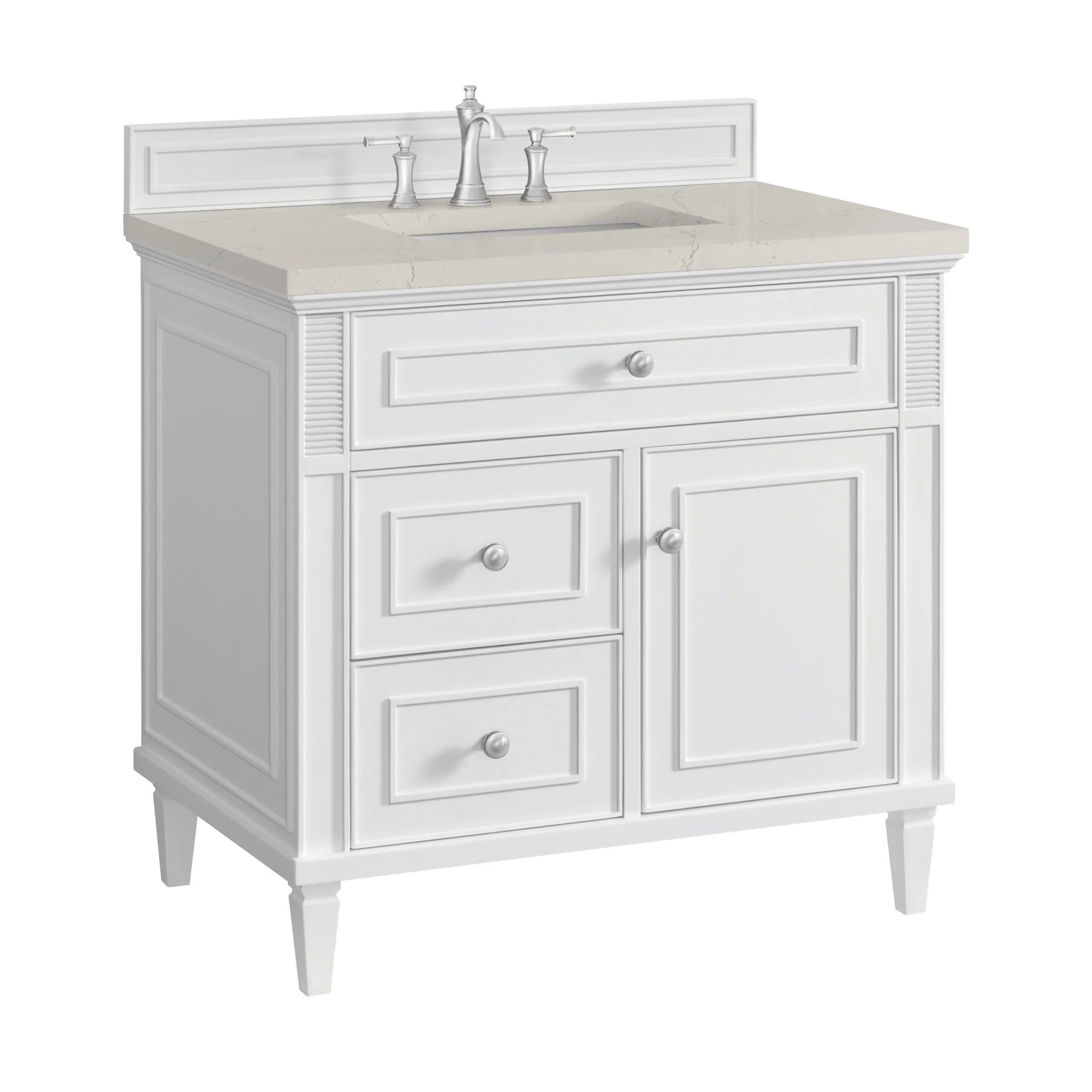 36-lorelai-single-vanity-in-bright-white-by-james-martin-vanities-siberian-silestone image 4
