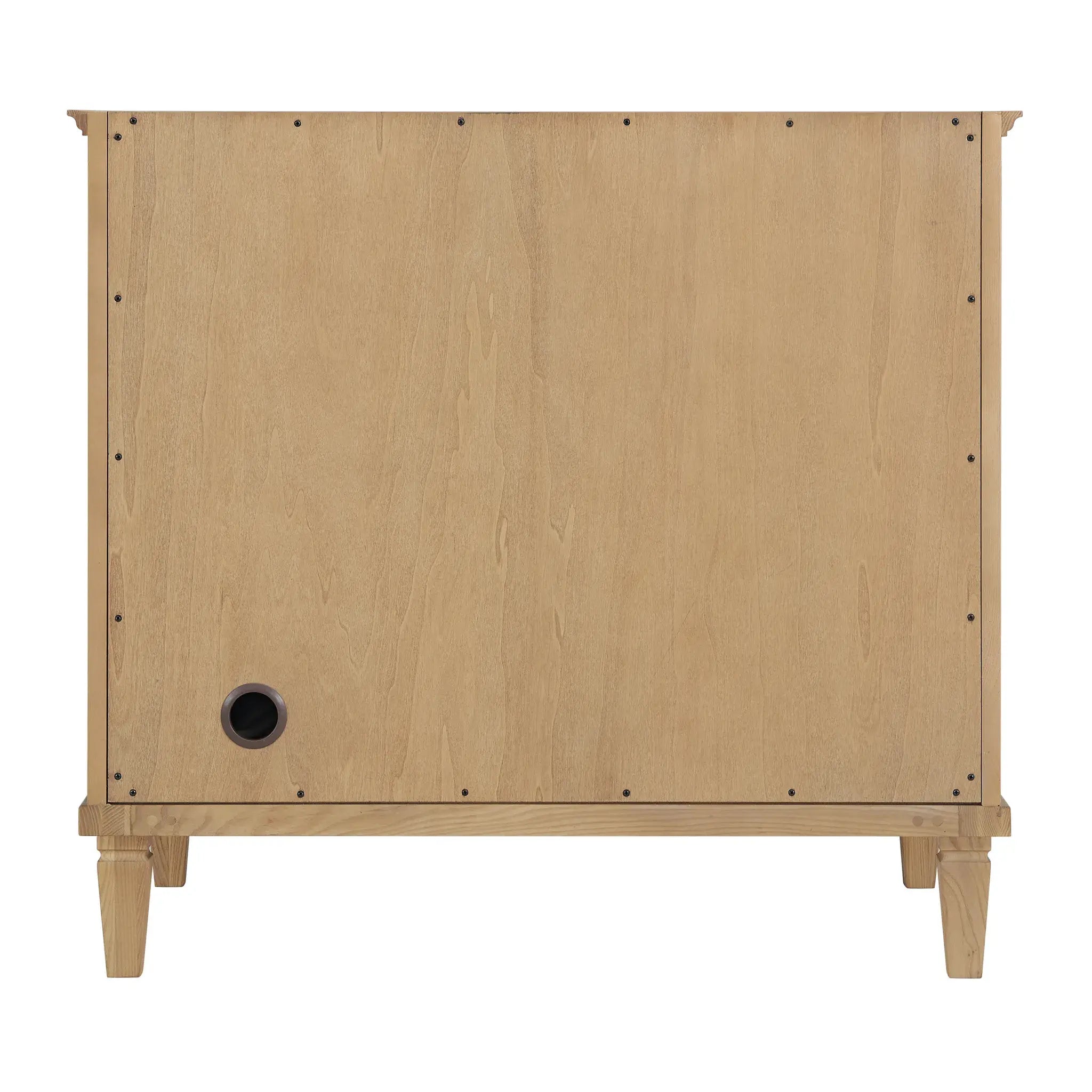 36" Lorelai Single Vanity in Light Natural Oak-Ethereal Noctis Silestone-8" Widespread image 8
