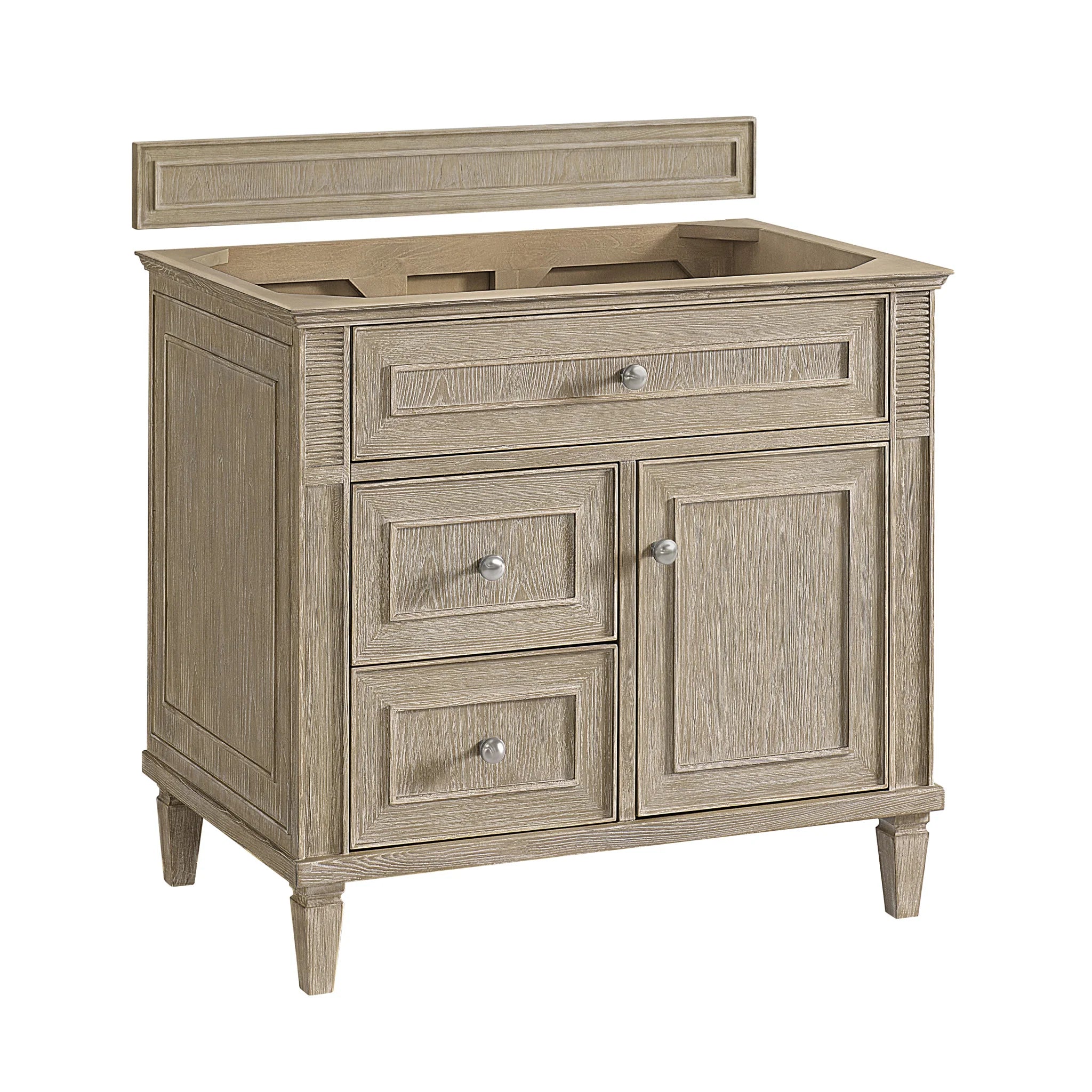 36-lorelai-single-vanity-in-whitewashed-oak-by-james-martin-vanities-siberian-silestone image 2