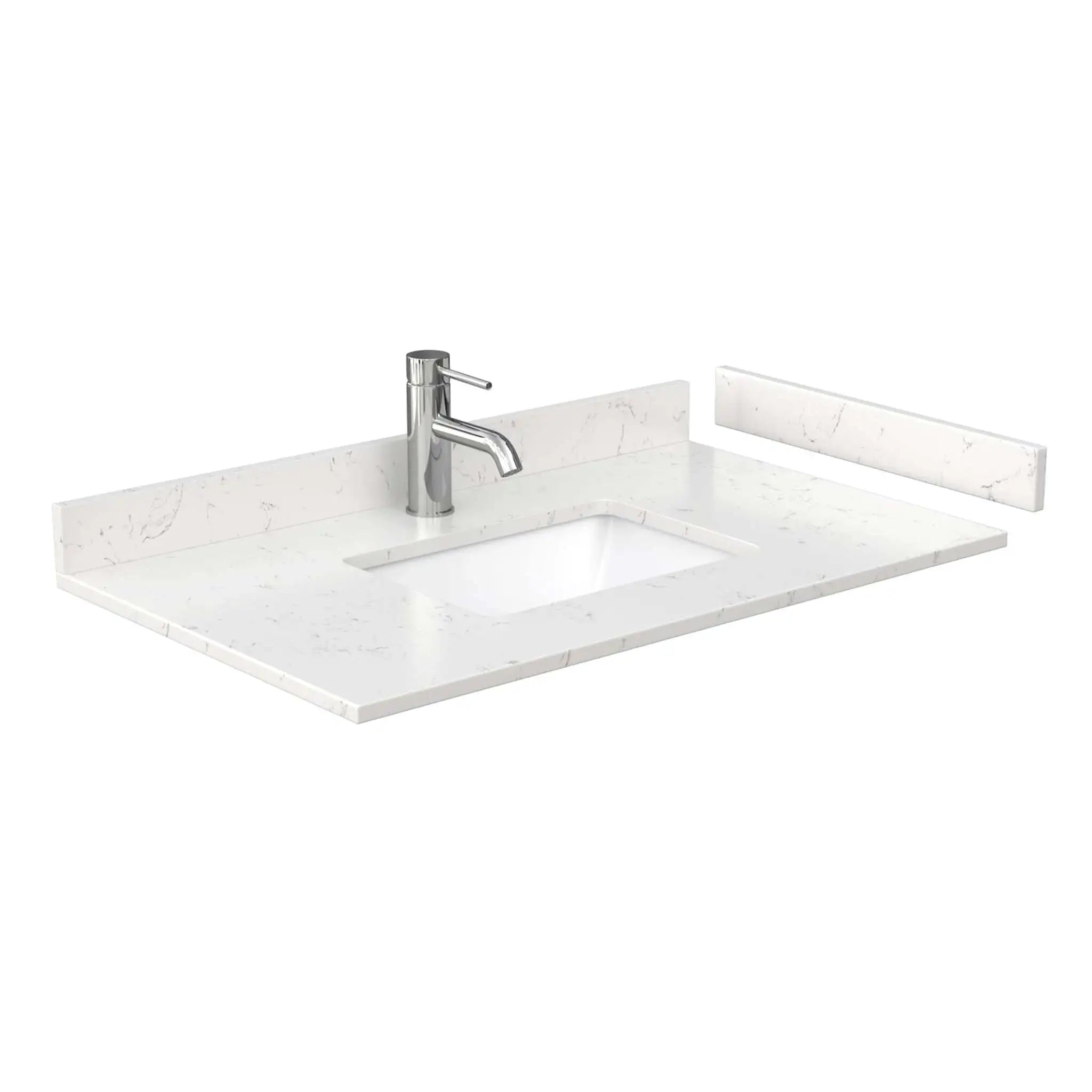 36" Miranda Single Bathroom Vanity in Dark Blue with Brushed Gold Trim & 34" Mirror by Wyndham