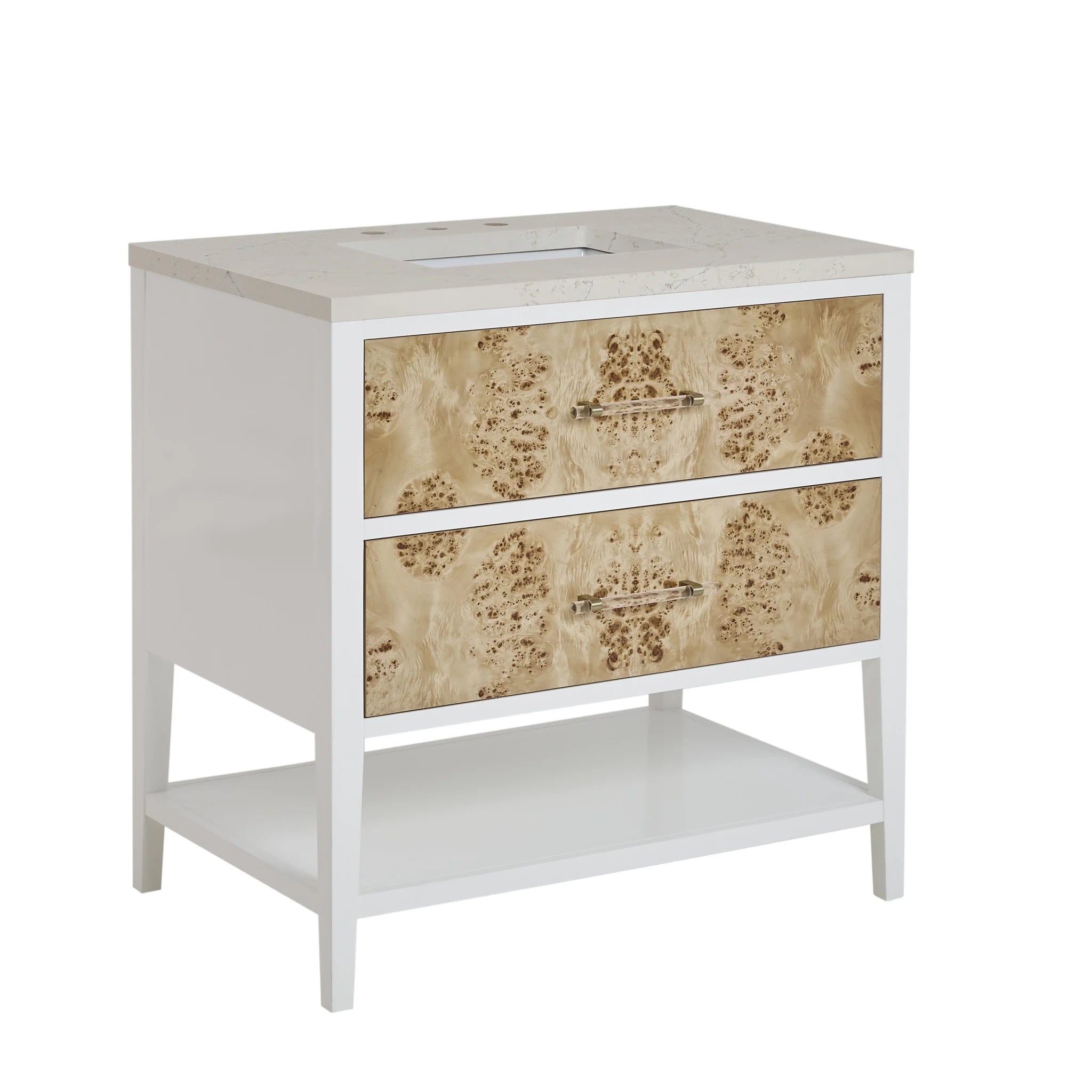 36-olena-single-vanity-in-light-mappa-burl-and-polished-white-by-james-martin-vanities-siberian-silestone image 5