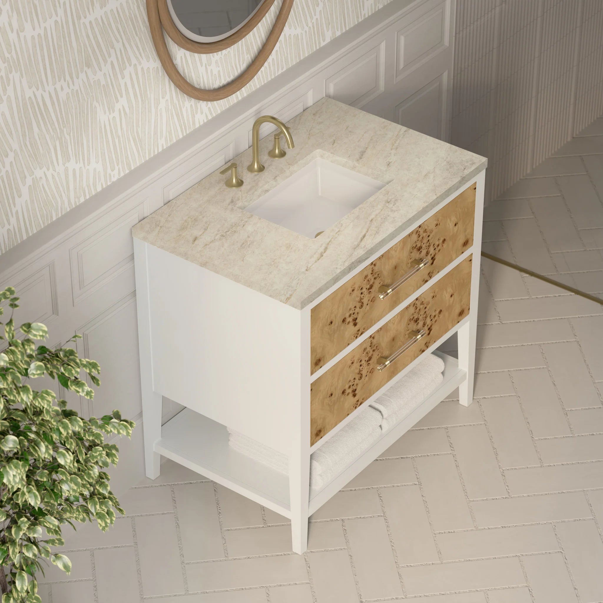 36-olena-single-vanity-in-light-mappa-burl-and-polished-white-by-james-martin-vanities-tajnar-eclos-zero-silica image 14