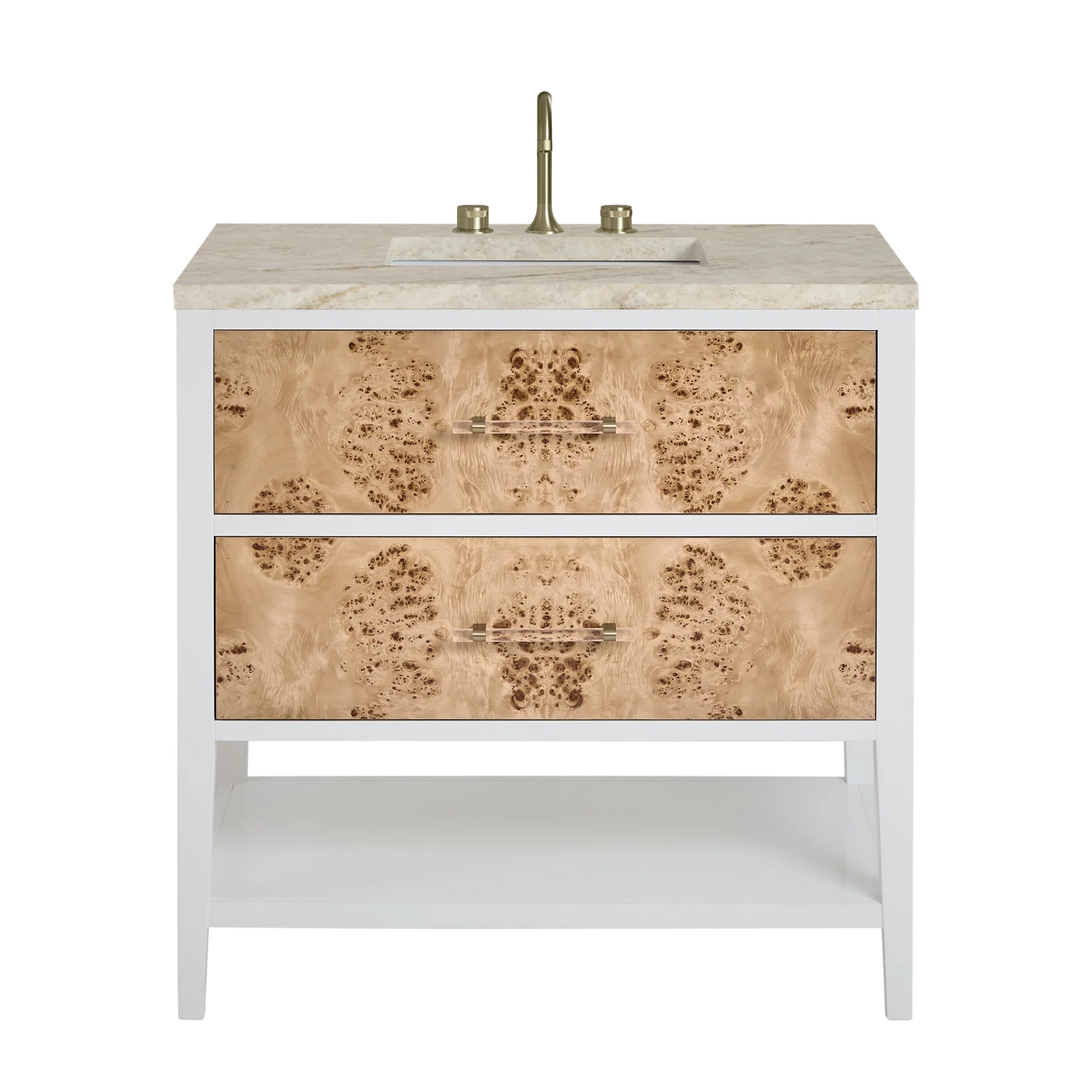 36-olena-single-vanity-in-light-mappa-burl-and-polished-white-by-james-martin-vanities-tajnar-eclos-zero-silica image