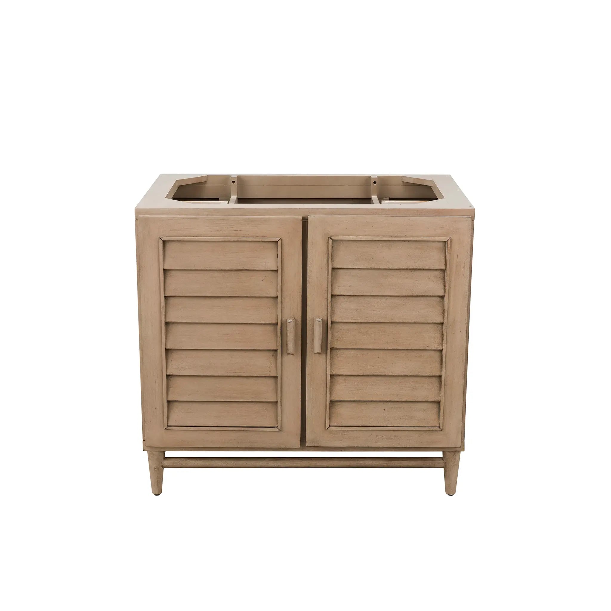 36" Portland Single Vanity in Whitewashed Walnut-Cabinet Only-Not Available image