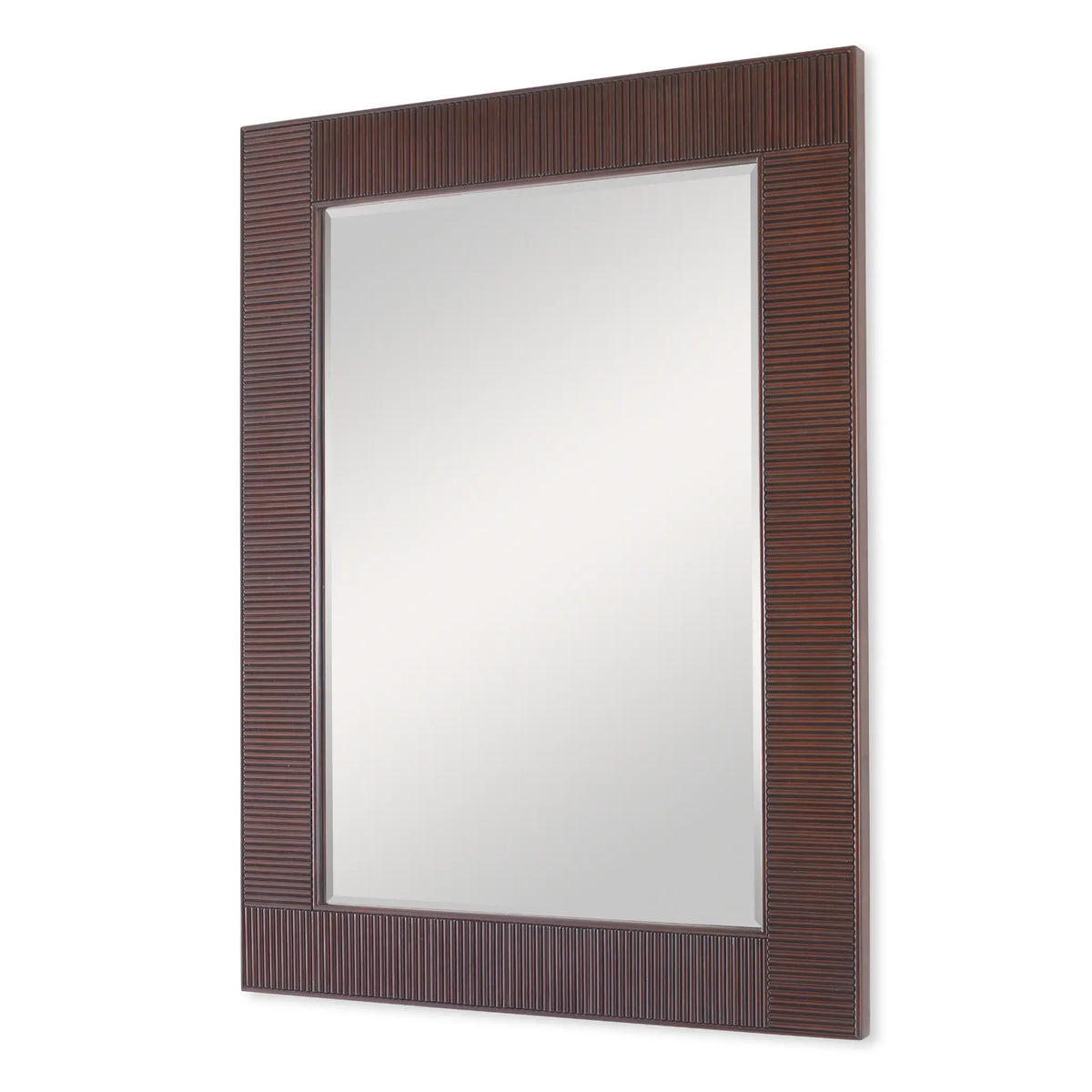 36" Reeded Mirror - Walnut by Ambella Home image 1