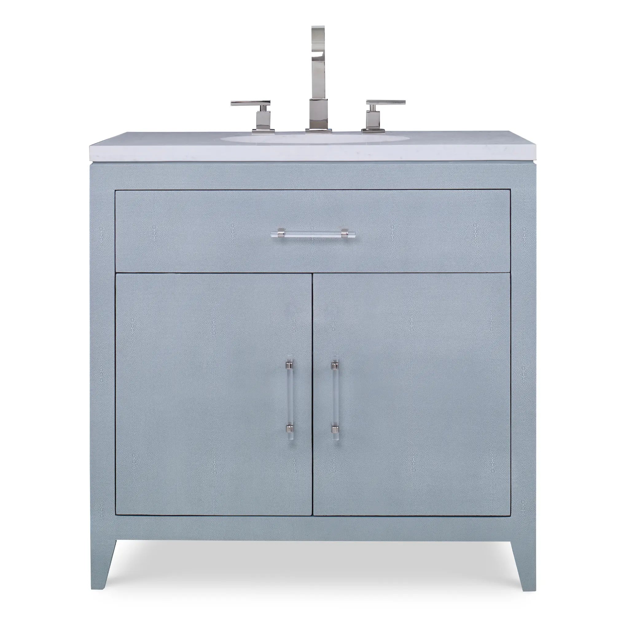 36" Shagreen Sink Chest - Polar Blue by Ambella Home image