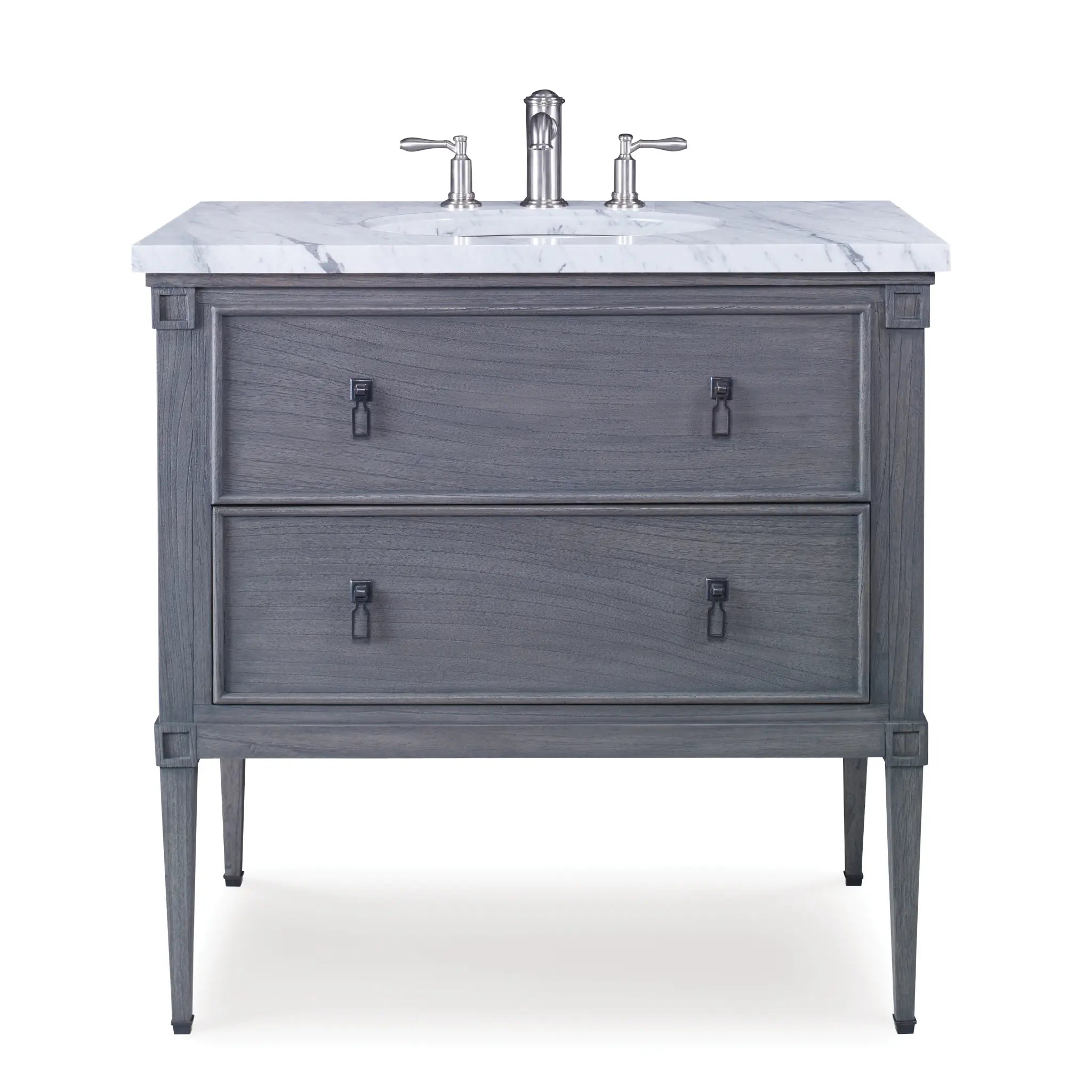38" Kensington Sink Chest - Wire Brush by Ambella Home image