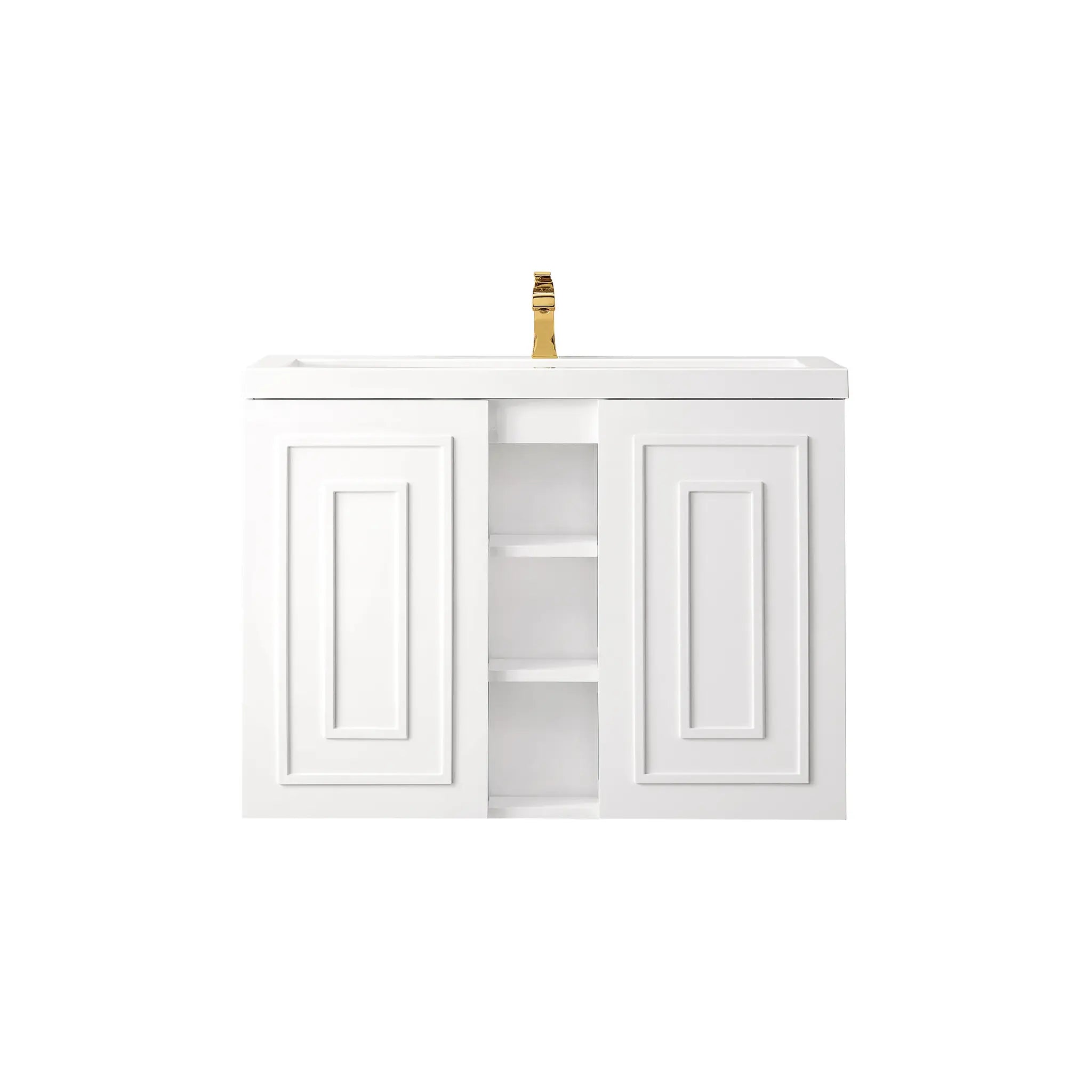 39.5" Alicante Single Vanity in Glossy White-White Glossy image