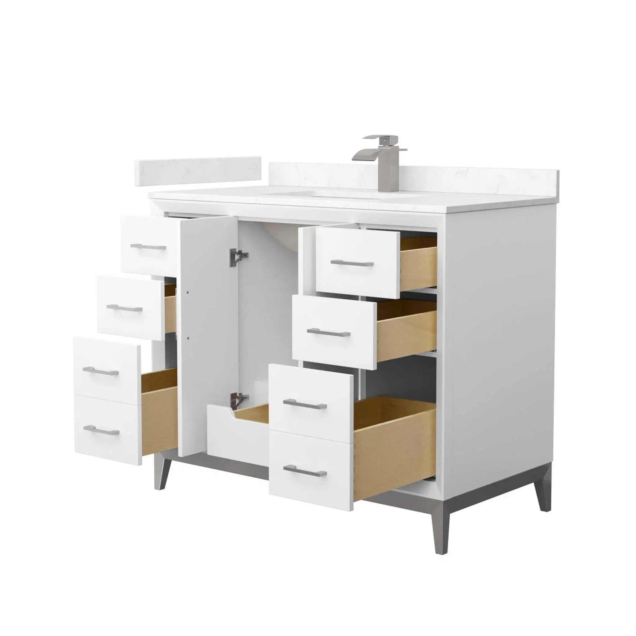 42-amici-single-bathroom-vanity-in-white-with-brushed-nickel-trim-carrara-cultured-marble-1-hole image 6