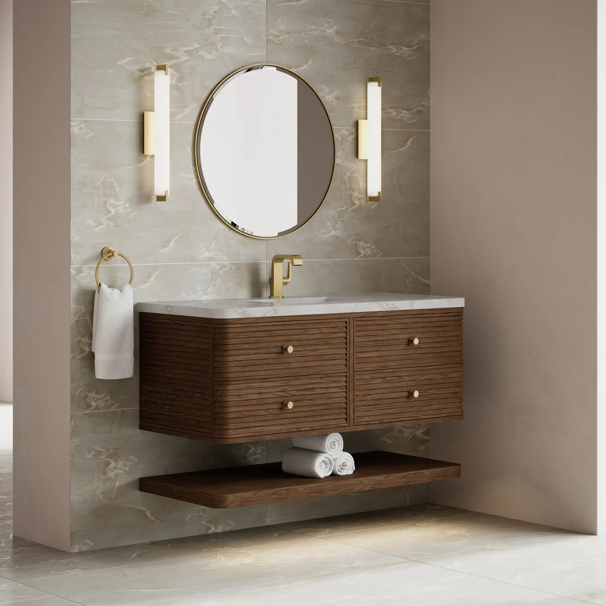 48 Allamari Single Vanity In Sable Standard Victorian Silver Silestone Single Hole 4