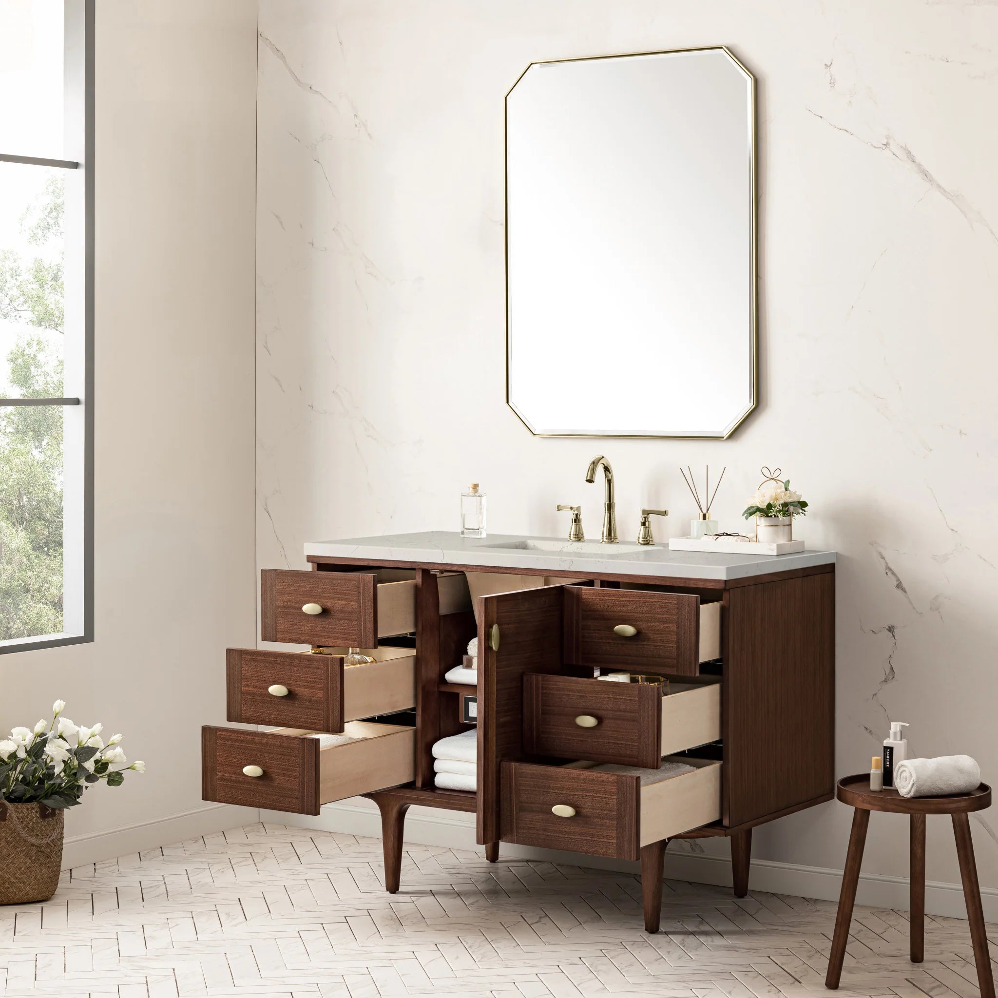 48-amberly-single-vanity-in-mid-century-walnut-w-freepower-wireless-charger-by-james-martin-vanities-siberian-silestone image 21