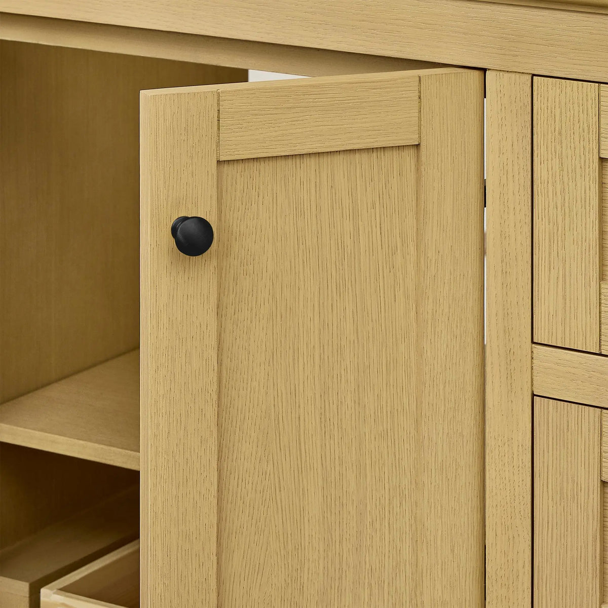 80" Avery Double Bathroom Vanity Honey Oak Polished Chrome Trim by wyndham View 45