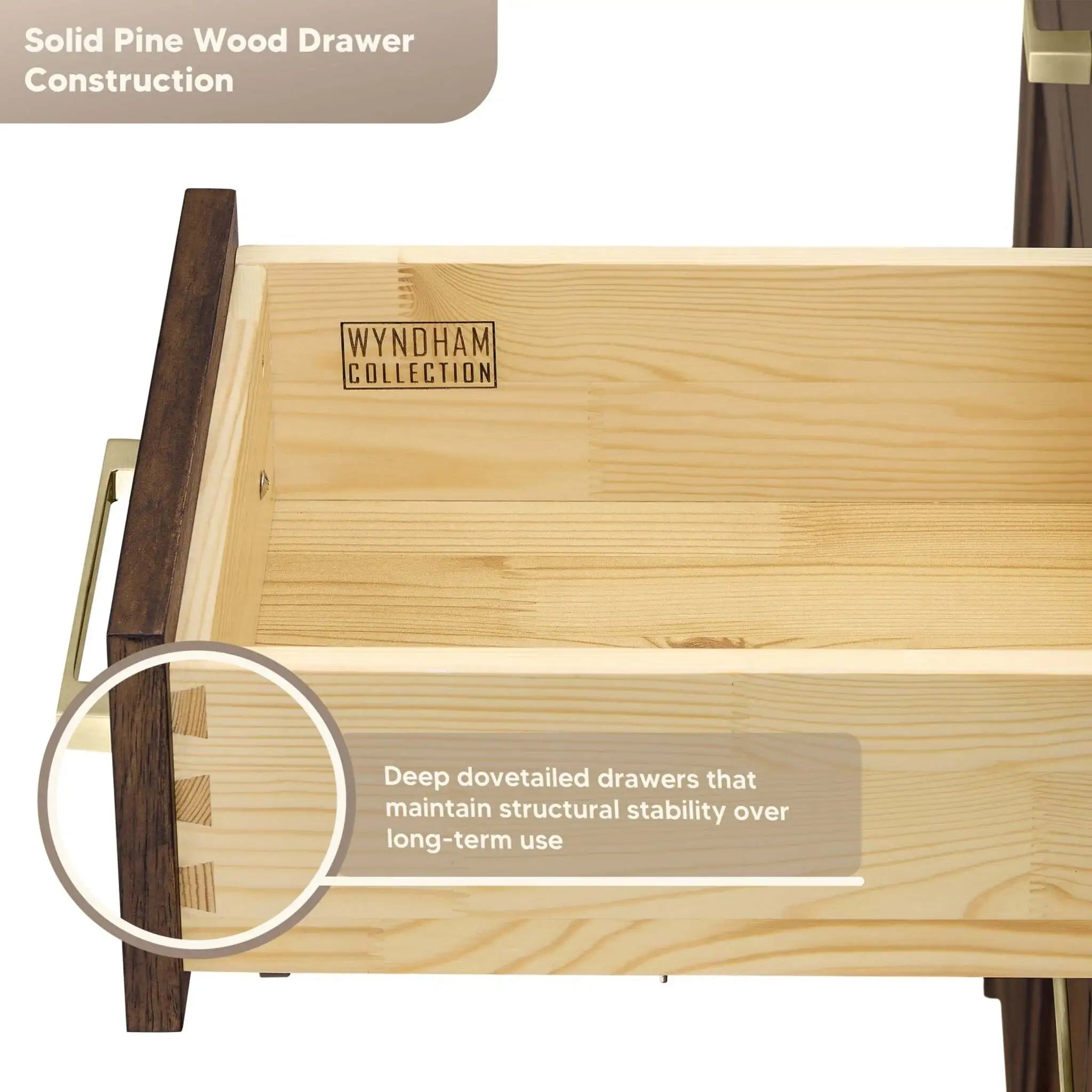 48" Beckett Single Bathroom Vanity in Dark Walnut with Matte Black Trim by Wyndham