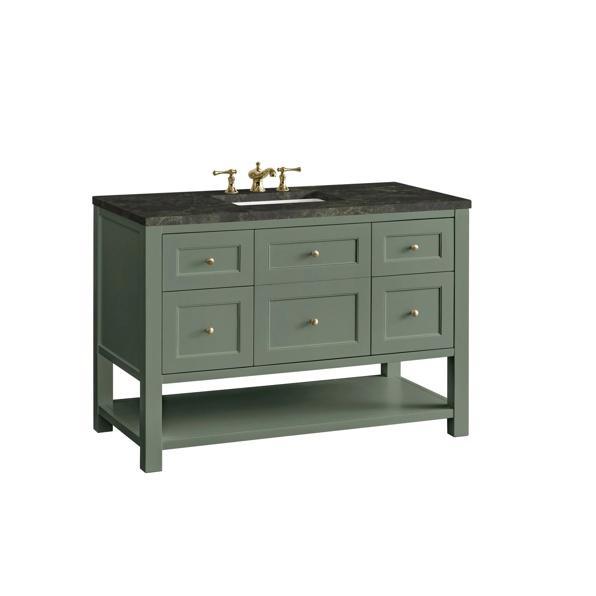 48-breckenridge-single-vanity-in-smokey-celadon-by-james-martin-vanities-phantome-eclos-zero-silica image 3