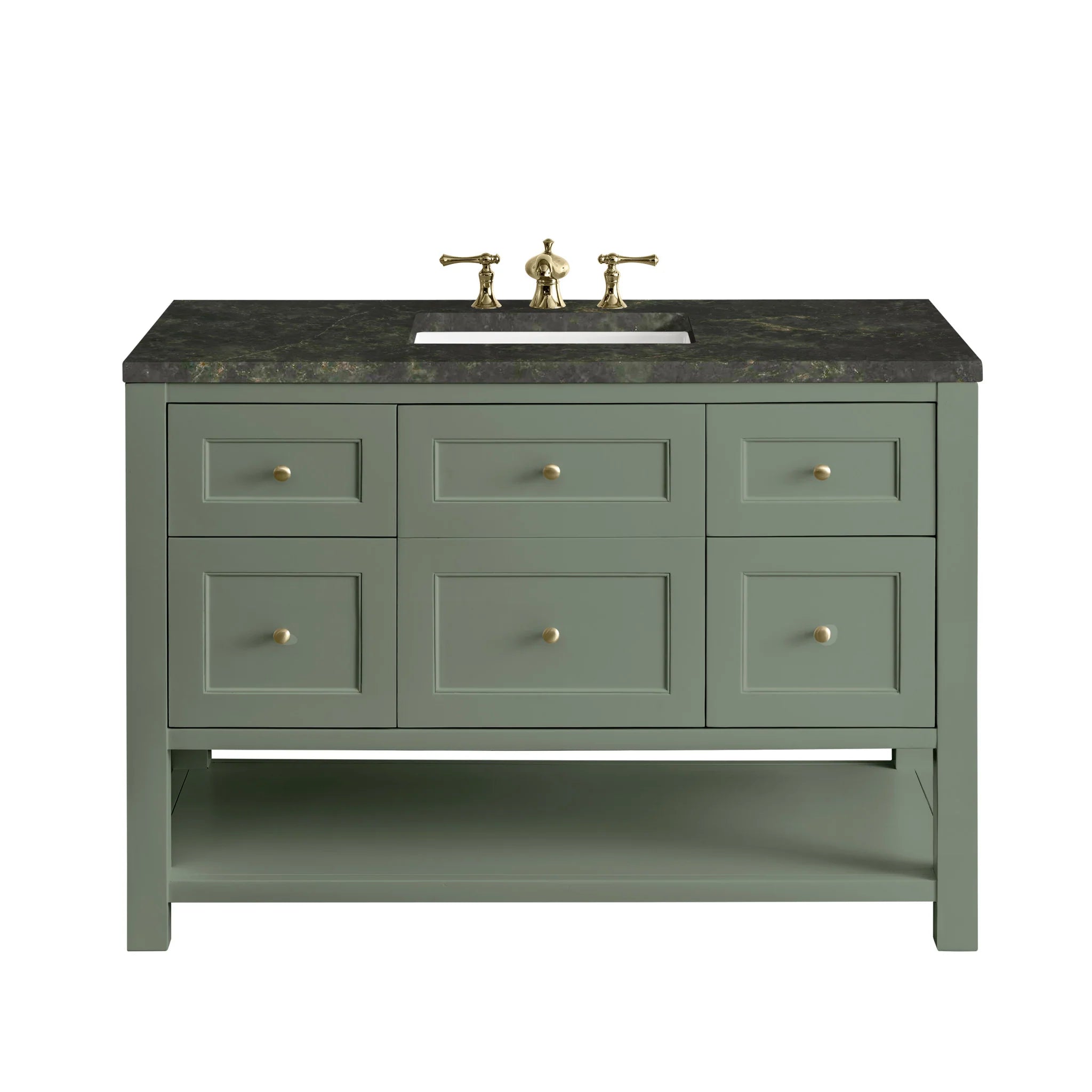 48-breckenridge-single-vanity-in-smokey-celadon-by-james-martin-vanities-phantome-eclos-zero-silica image