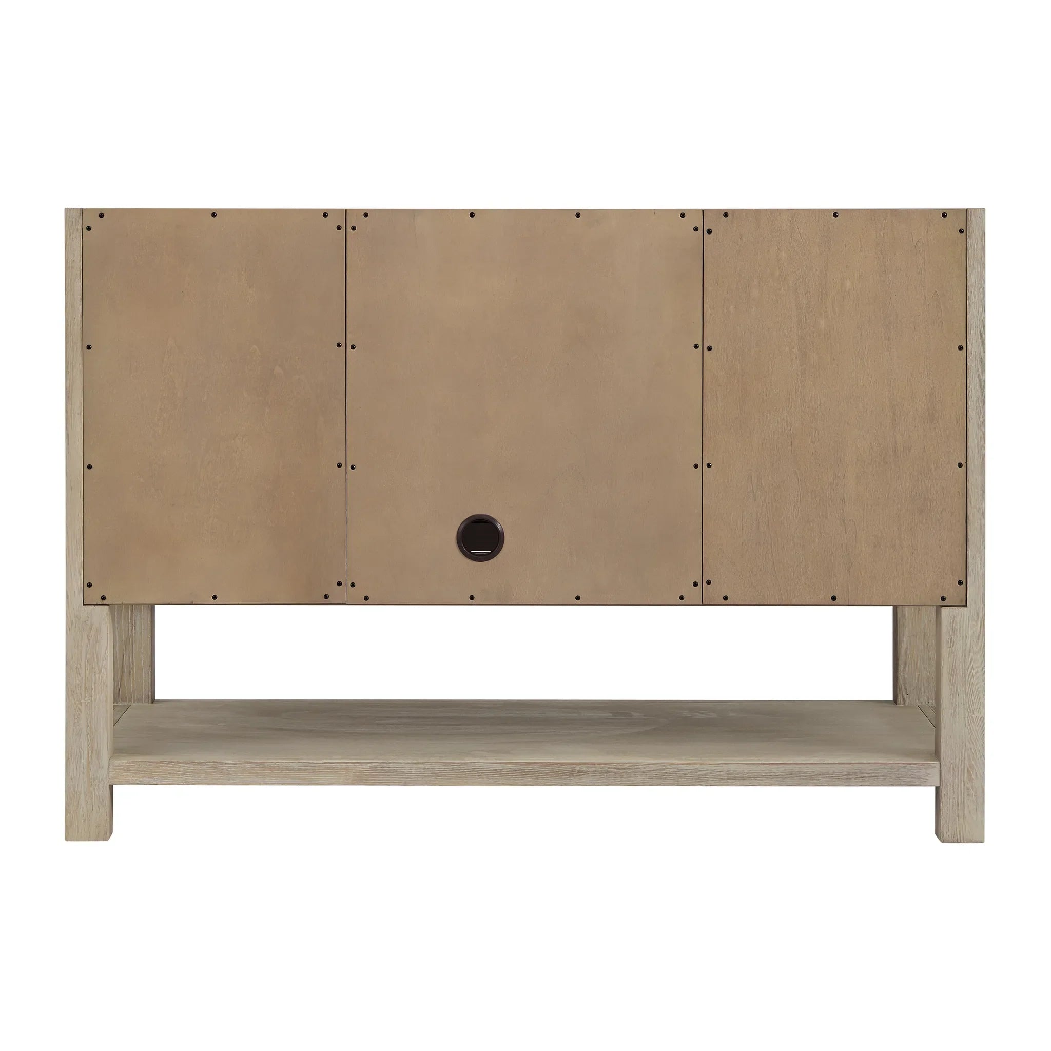 48" Breckenridge Single Vanity in Whitewashed Oak-White Zeus Silestone-8" Widespread image 8