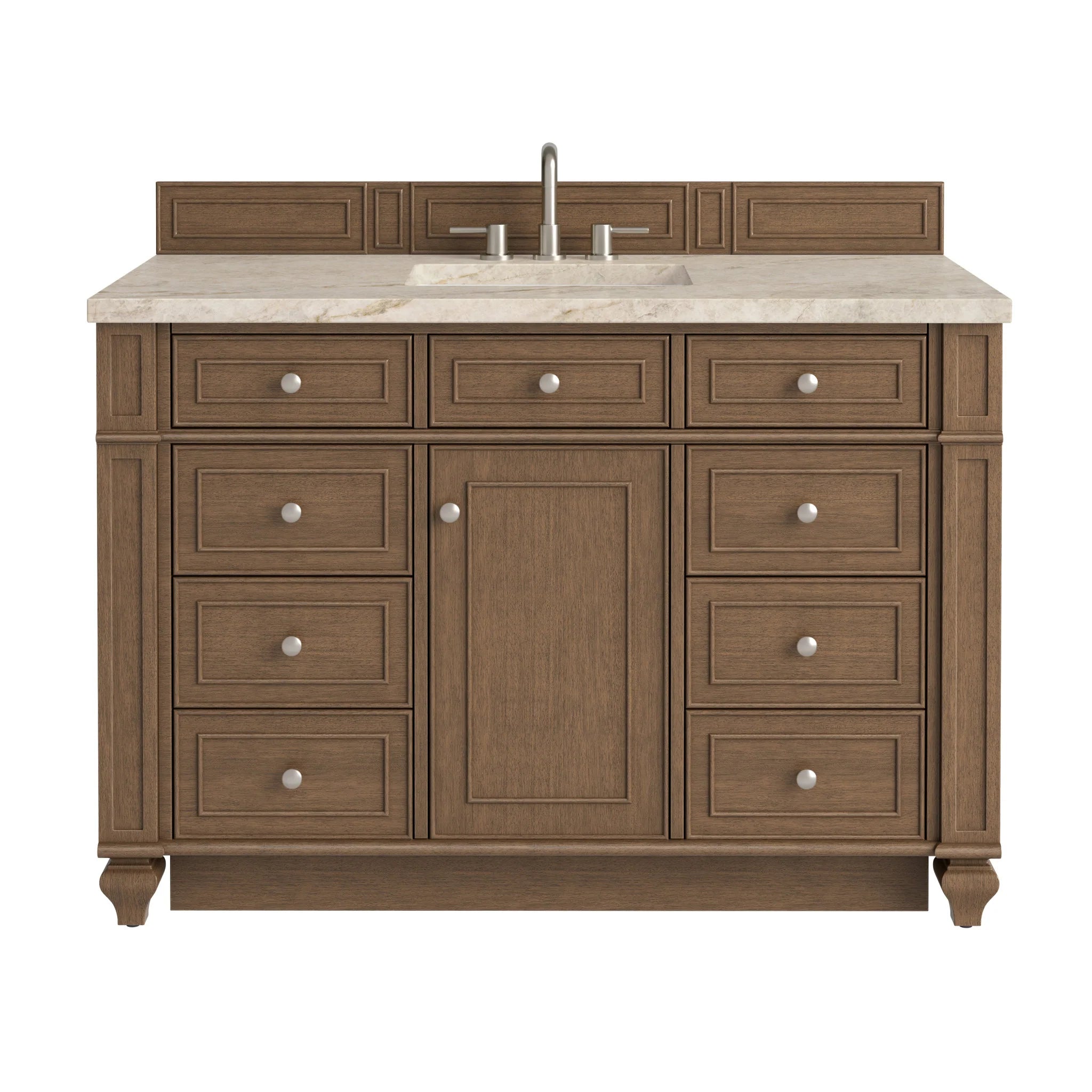 48-bristol-single-vanity-in-saddle-brown-by-james-martin-vanities-tajnar-eclos-zero-silica image