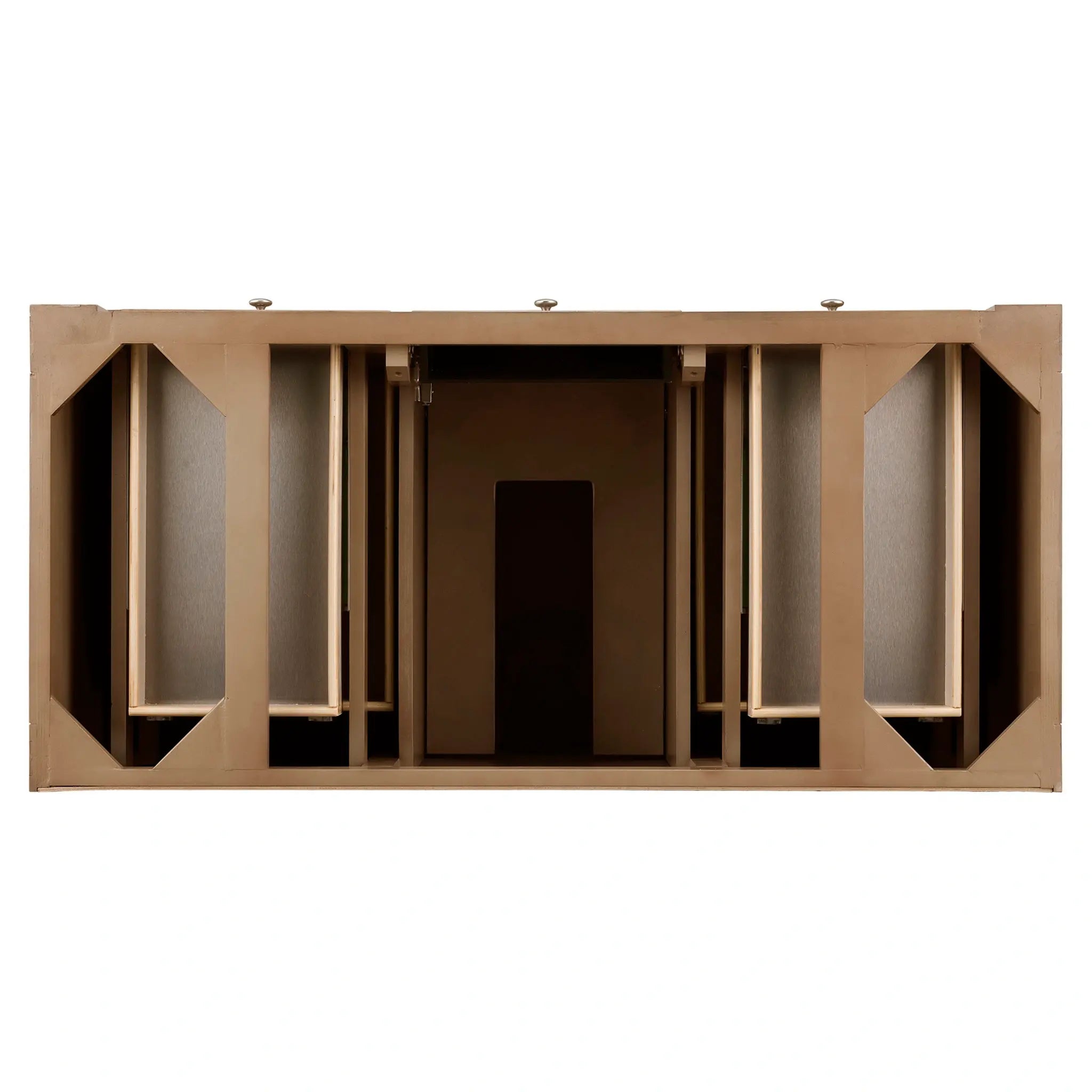 48 Bristol Single Vanity In Whitewashed Walnut Standard Cabinet Only No Top 2