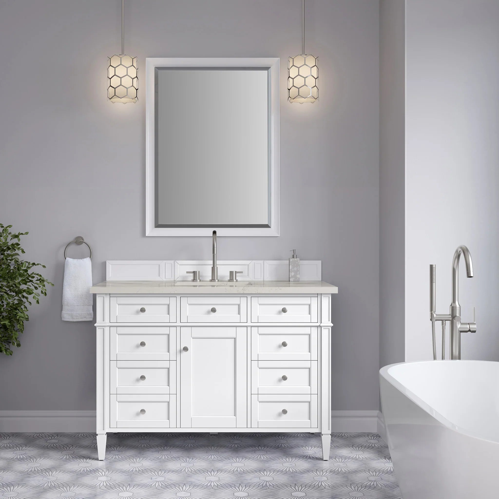 48-brittany-single-vanity-in-bright-white-w-freepower-wireless-charger-by-james-martin-vanities-siberian-silestone image 4
