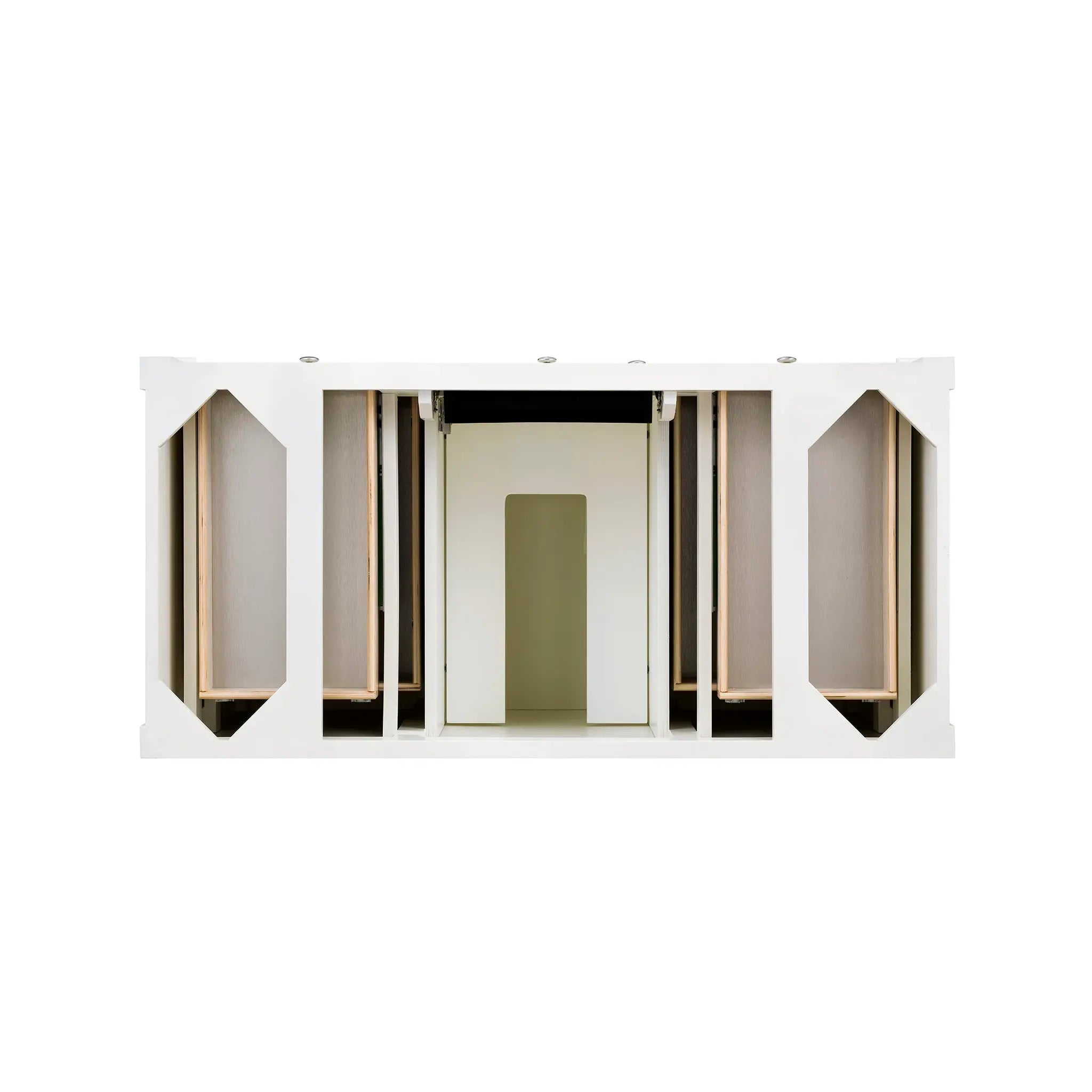 48" Brittany Single Vanity in Bright White w/FreePower Wireless Charger-Cabinet Only-Not Available image 1