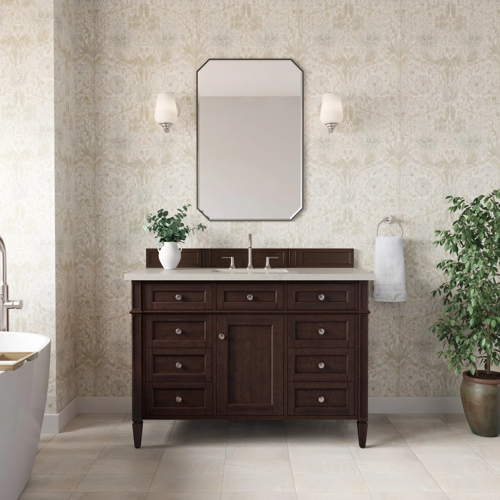 48-brittany-single-vanity-in-burnished-mahogany-w-freepower-wireless-charger-by-james-martin-vanities-siberian-silestone image 4