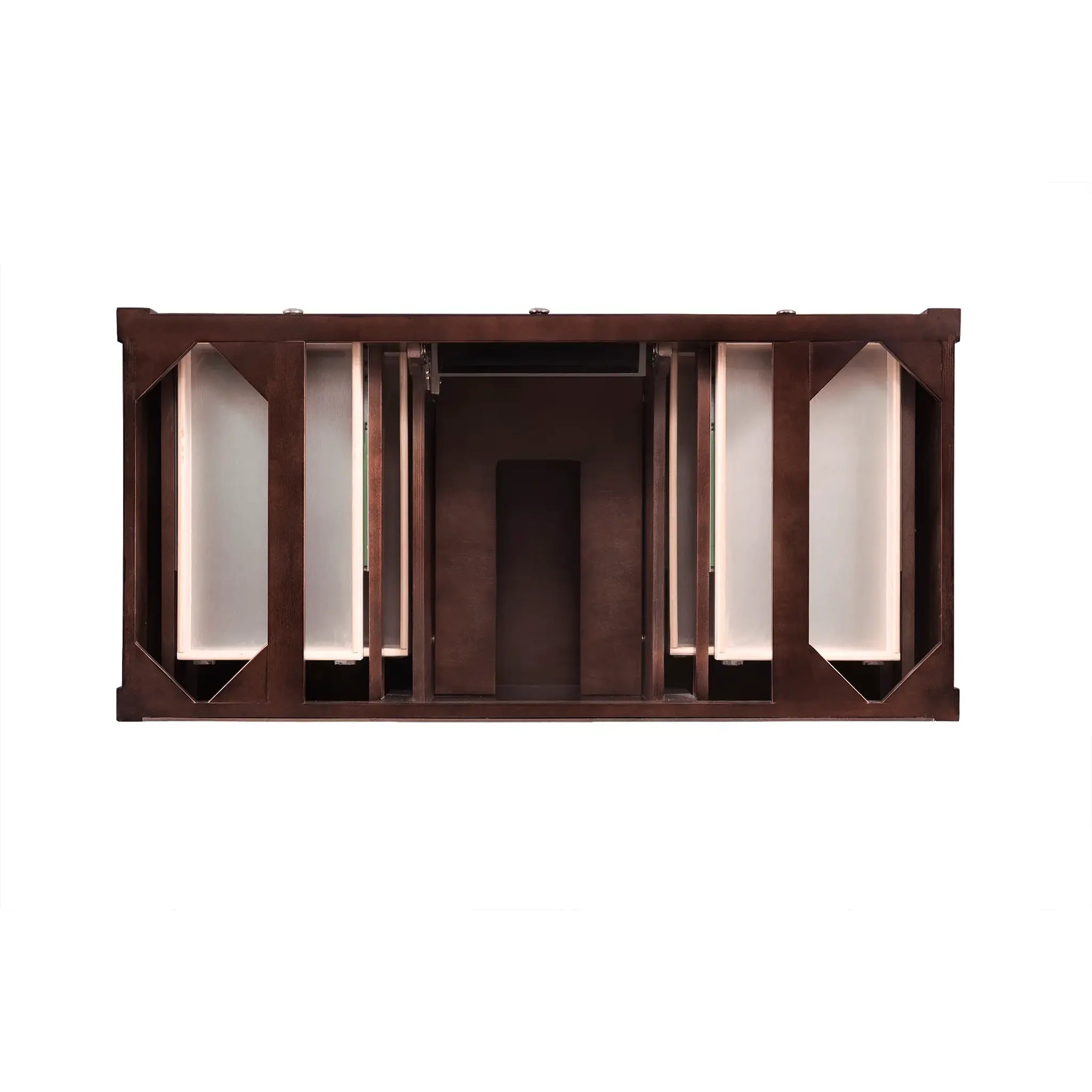 48" Brittany Single Vanity in Burnished Mahogany w/FreePower Wireless Charger-Cabinet Only-Not Available image 1