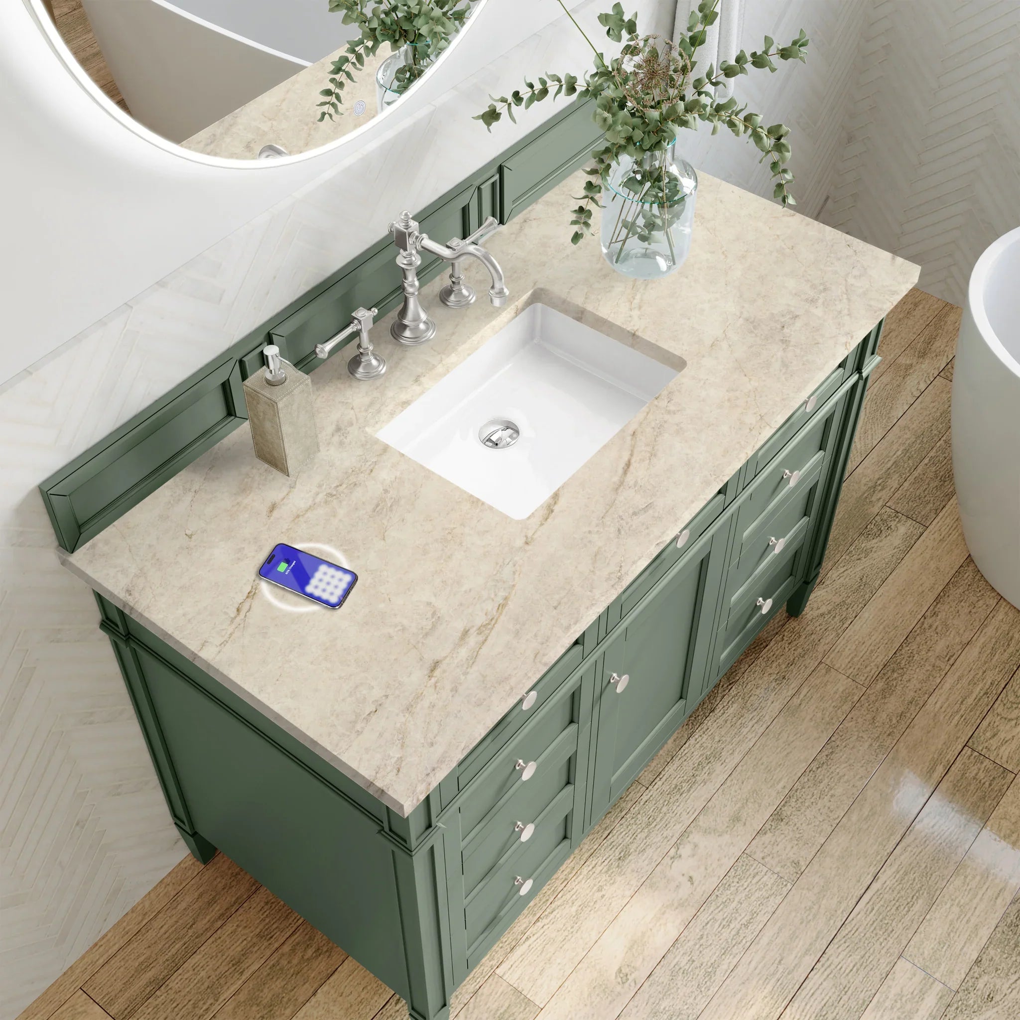48-brittany-single-vanity-in-smokey-celadon-w-freepower-wireless-charger-by-james-martin-vanities-tajnar-eclos-zero-silica image 7