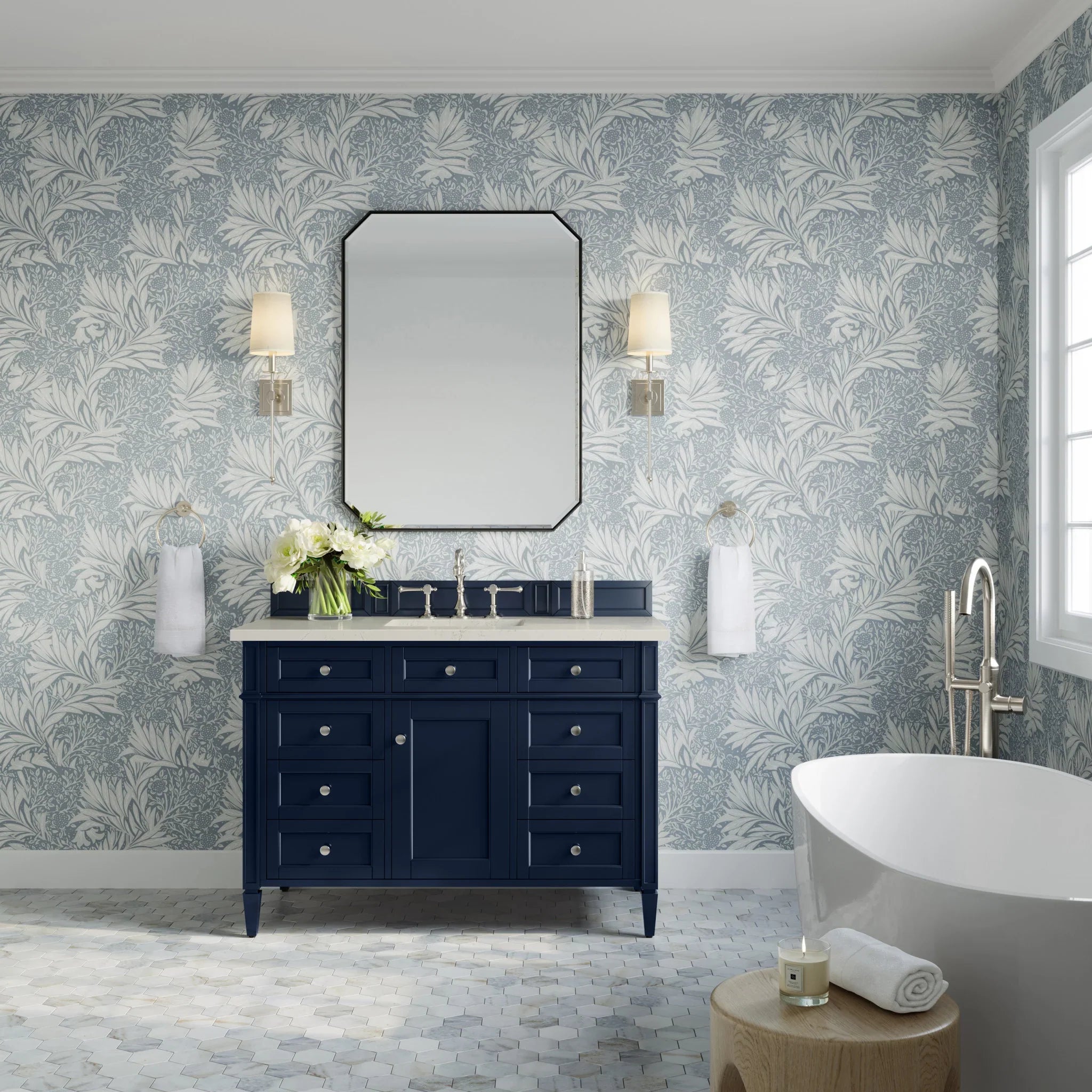 48-brittany-single-vanity-in-victory-blue-w-freepower-wireless-charger-by-james-martin-vanities-siberian-silestone image 4