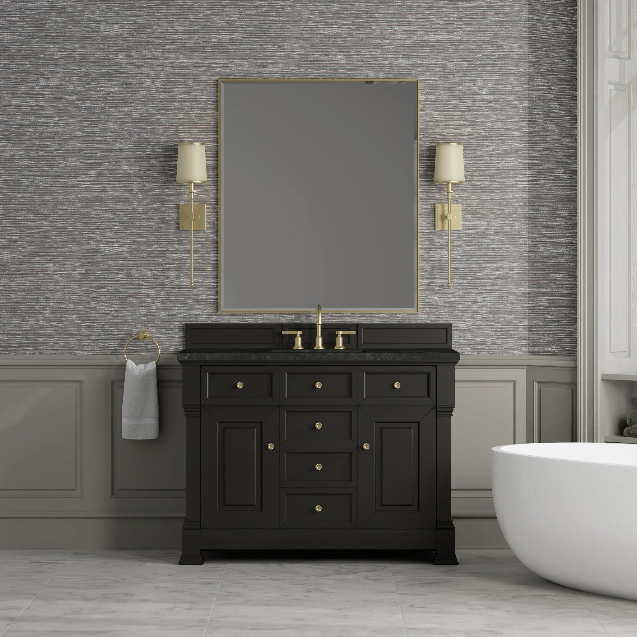 48-brookfield-single-vanity-in-black-onyx-by-james-martin-vanities-phantome-eclos-zero-silica image 6