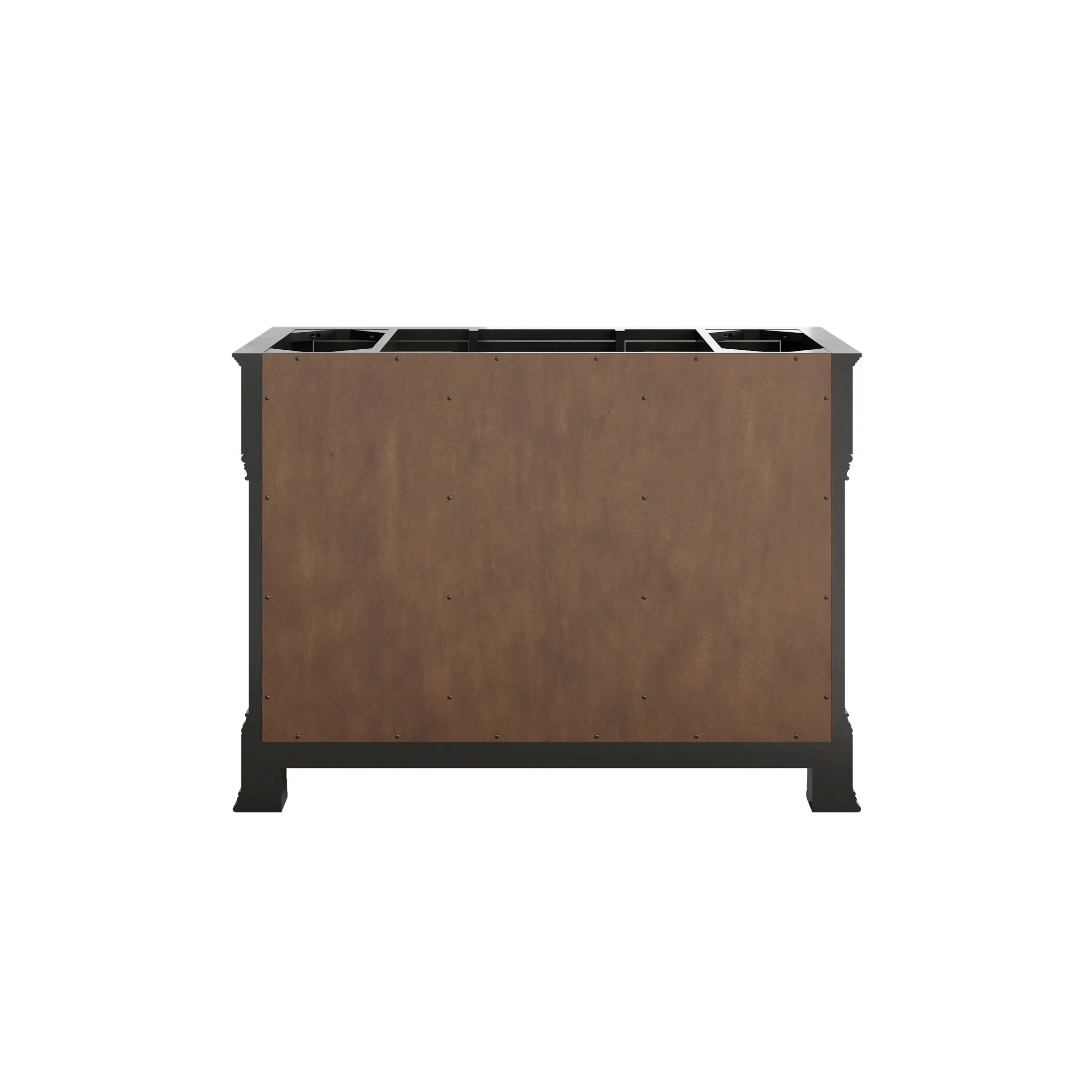 48" Brookfield Single Vanity in Black Onyx-Charcoal Soapstone Silestone-8" Widespread image 8