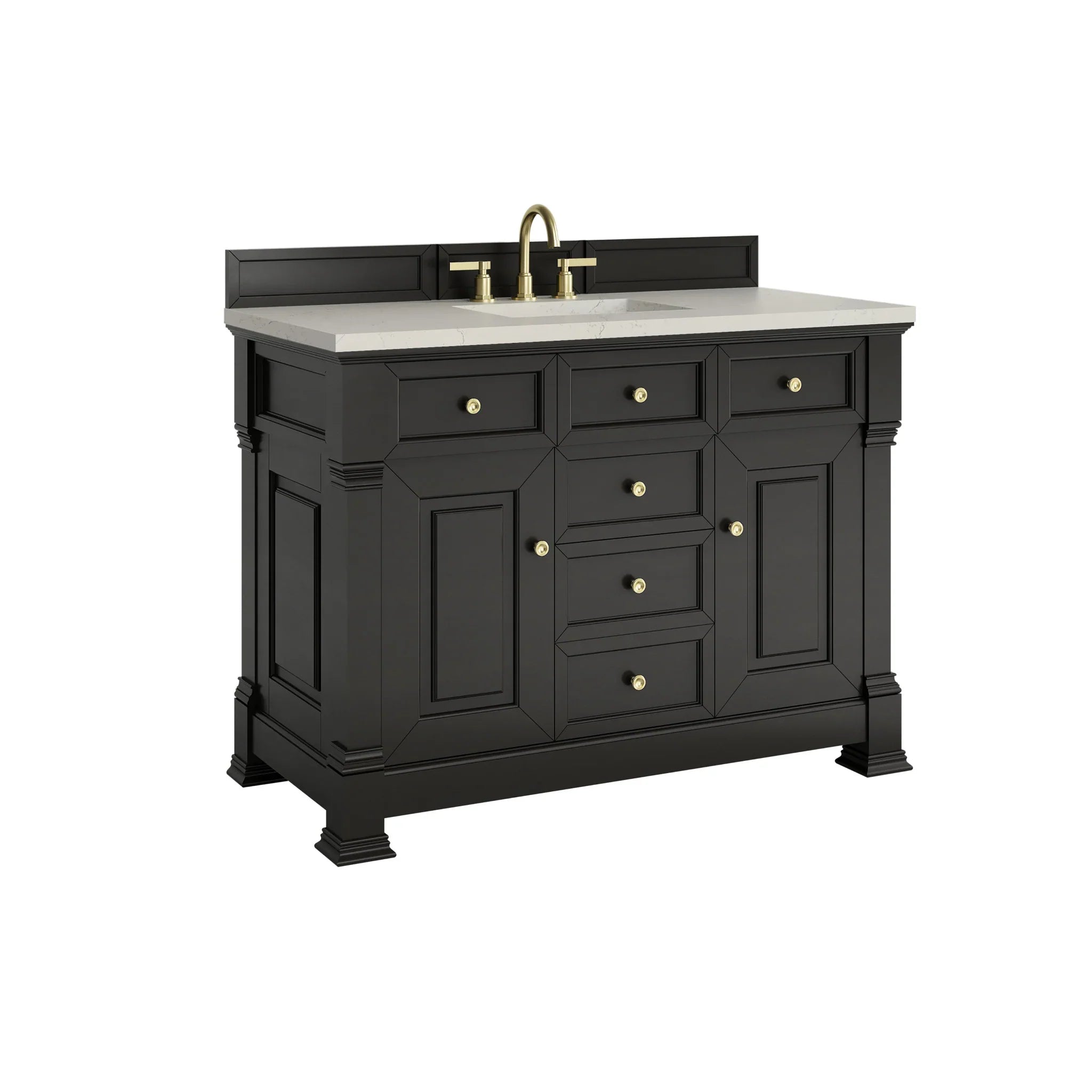48-brookfield-single-vanity-in-black-onyx-w-freepower-wireless-charger-by-james-martin-vanities-siberian-silestone image 4