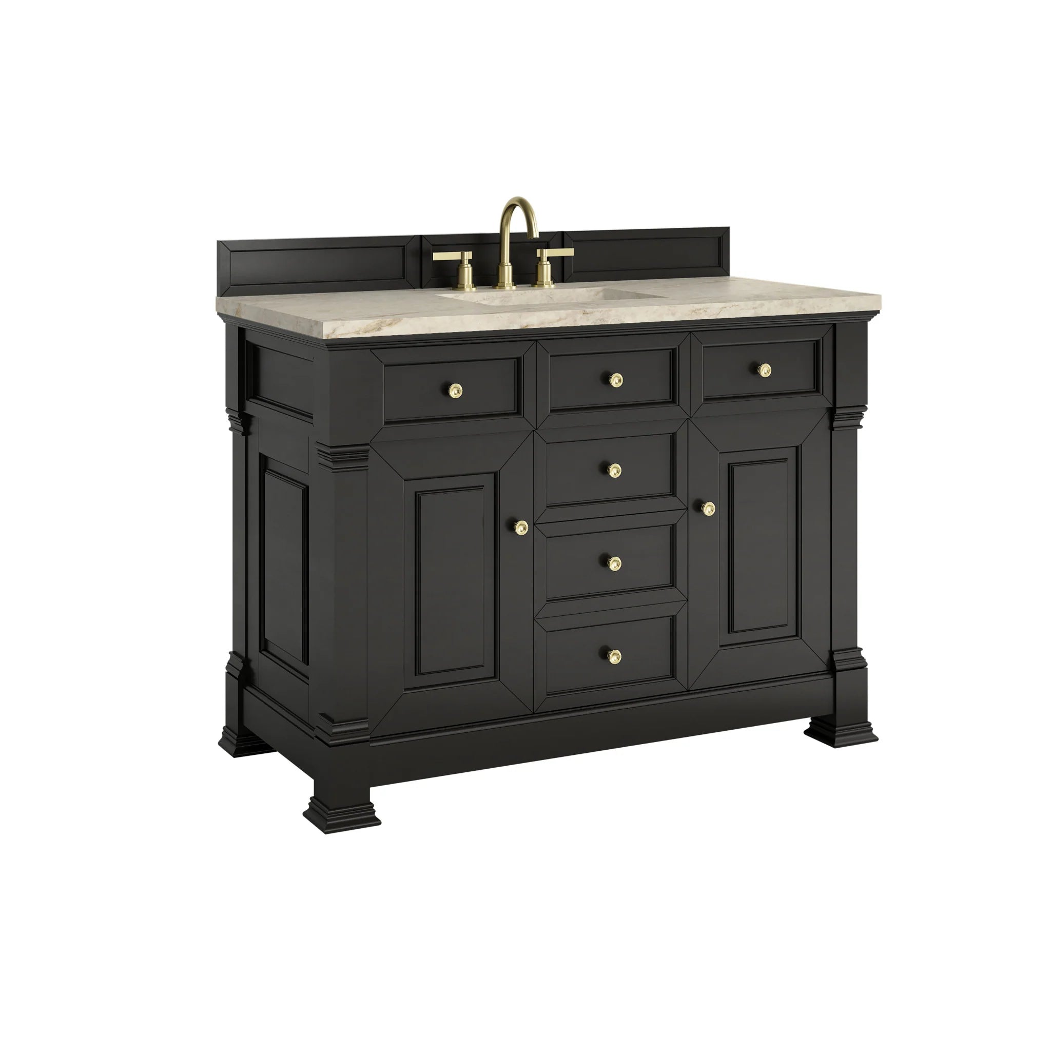 48-brookfield-single-vanity-in-black-onyx-w-freepower-wireless-charger-by-james-martin-vanities-tajnar-eclos-zero-silica image 4