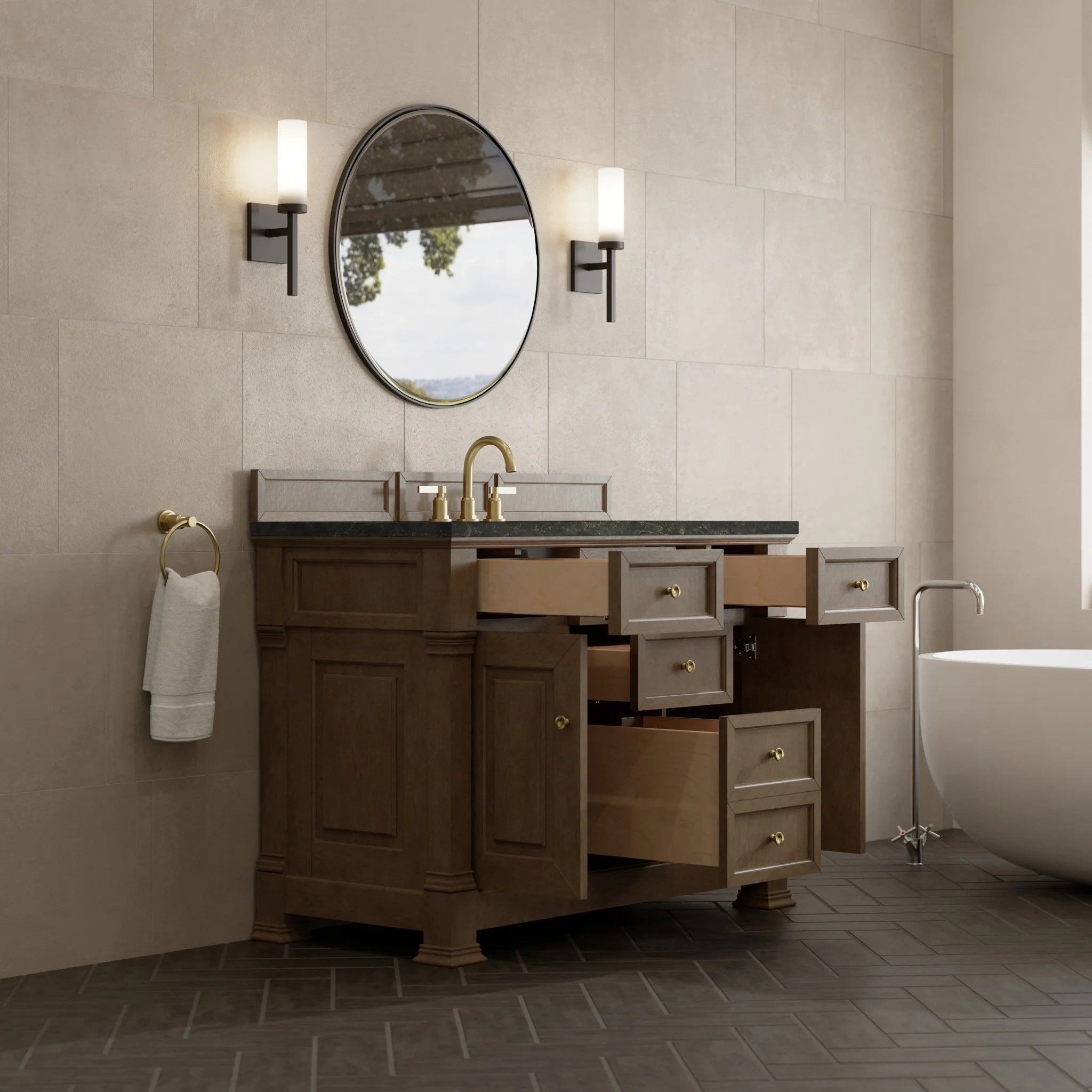 48-brookfield-single-vanity-in-pecan-by-james-martin-vanities-phantome-eclos-zero-silica image 8