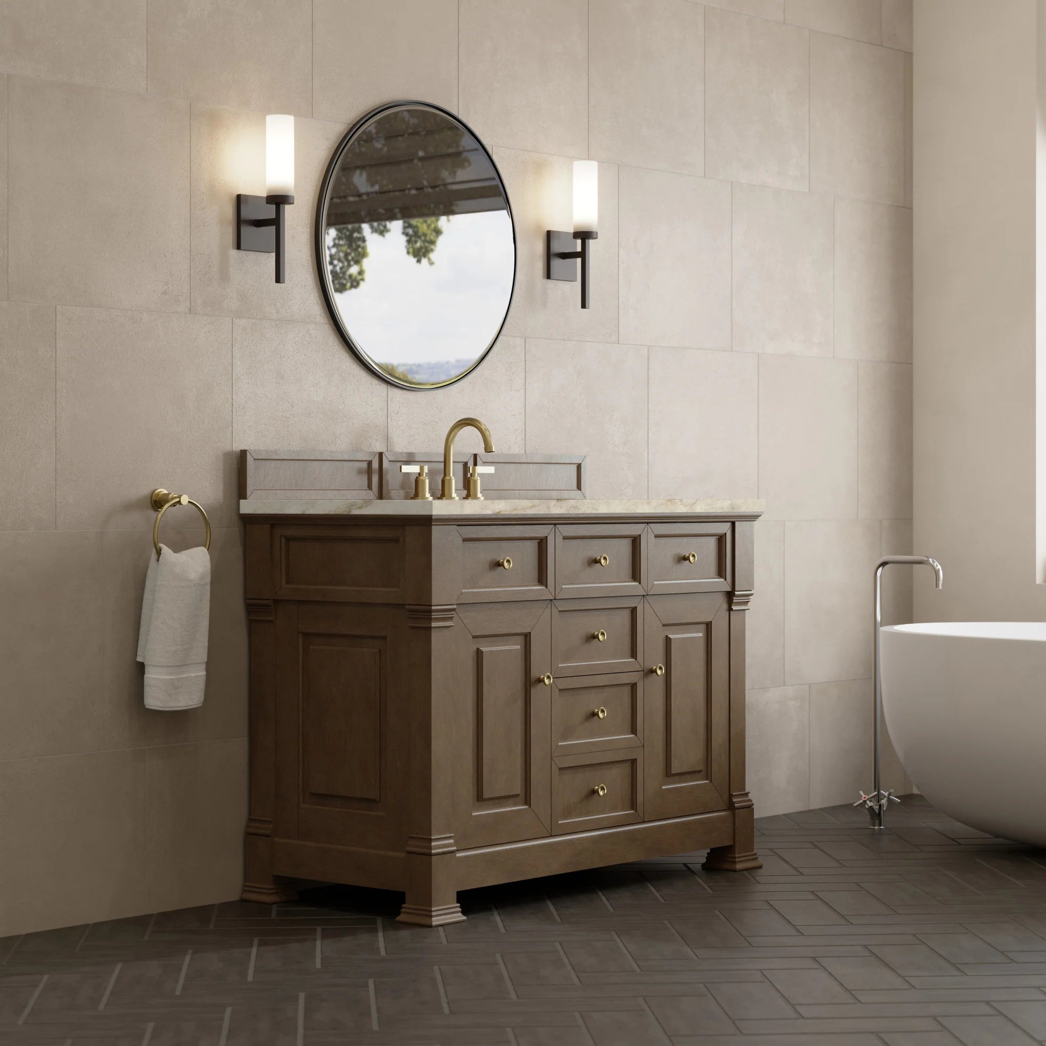 48-brookfield-single-vanity-in-pecan-by-james-martin-vanities-tajnar-eclos-zero-silica image 7
