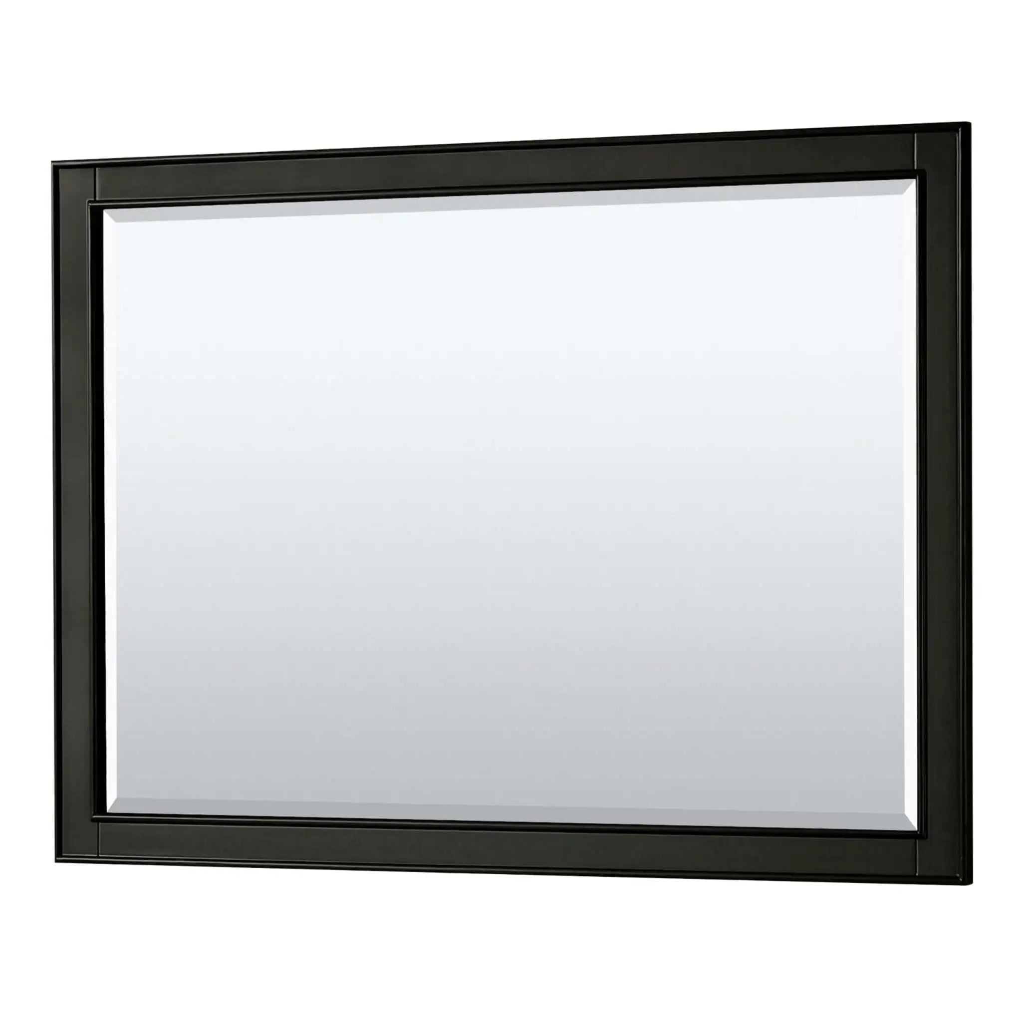 48" Deborah Single Bathroom Vanity in Dark Espresso with Polished Chrome Trim & 46" Mirror by Wyndham