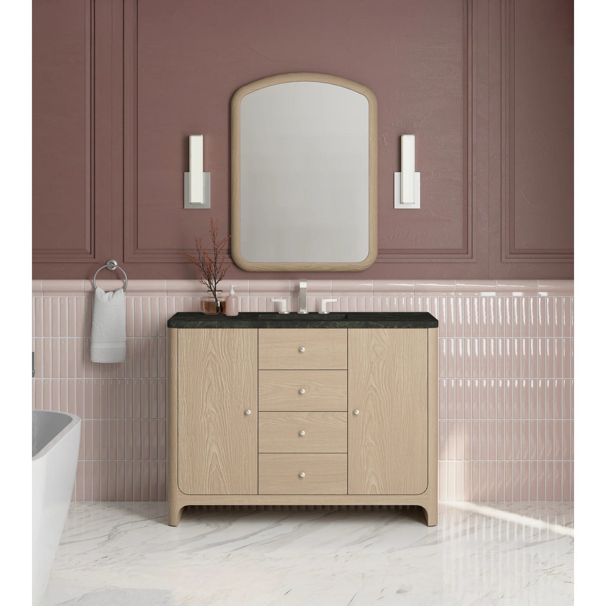 48-gracyn-single-vanity-in-coastal-driftwood-by-james-martin-vanities-phantome-eclos-zero-silica image 2