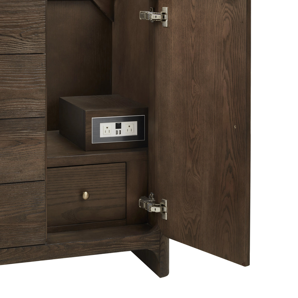 48" Single Sink Bathroom Vanity with Top & Wireless Charger in Sable - James Martin Gracyn
