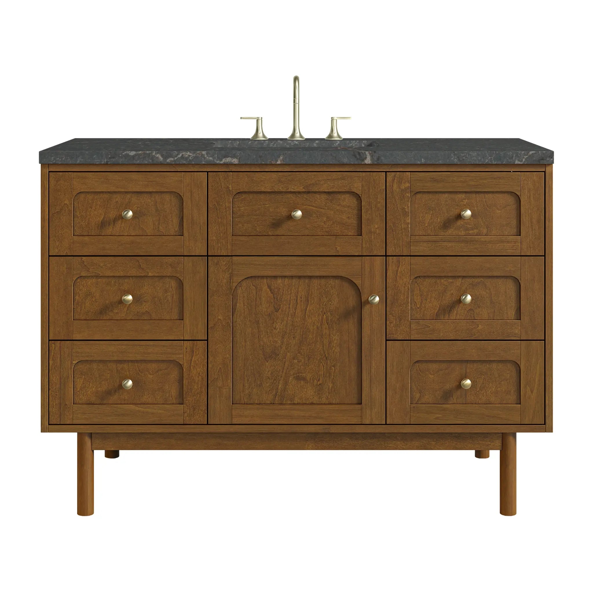 48" Laurent Single Vanity in Honey Oak by James Martin Vanities