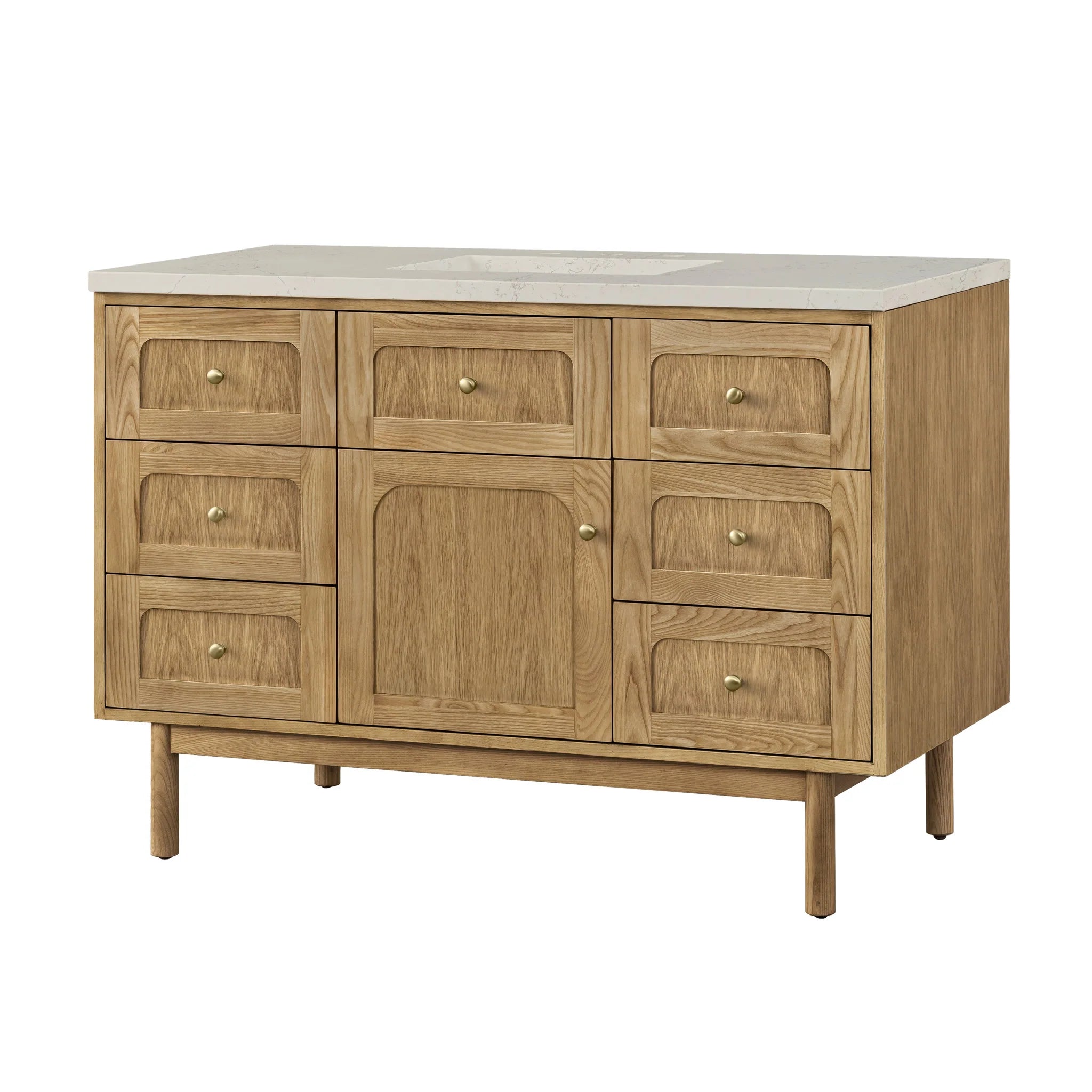 48-laurent-single-vanity-in-light-natural-oak-by-james-martin-vanities-siberian-silestone image 9