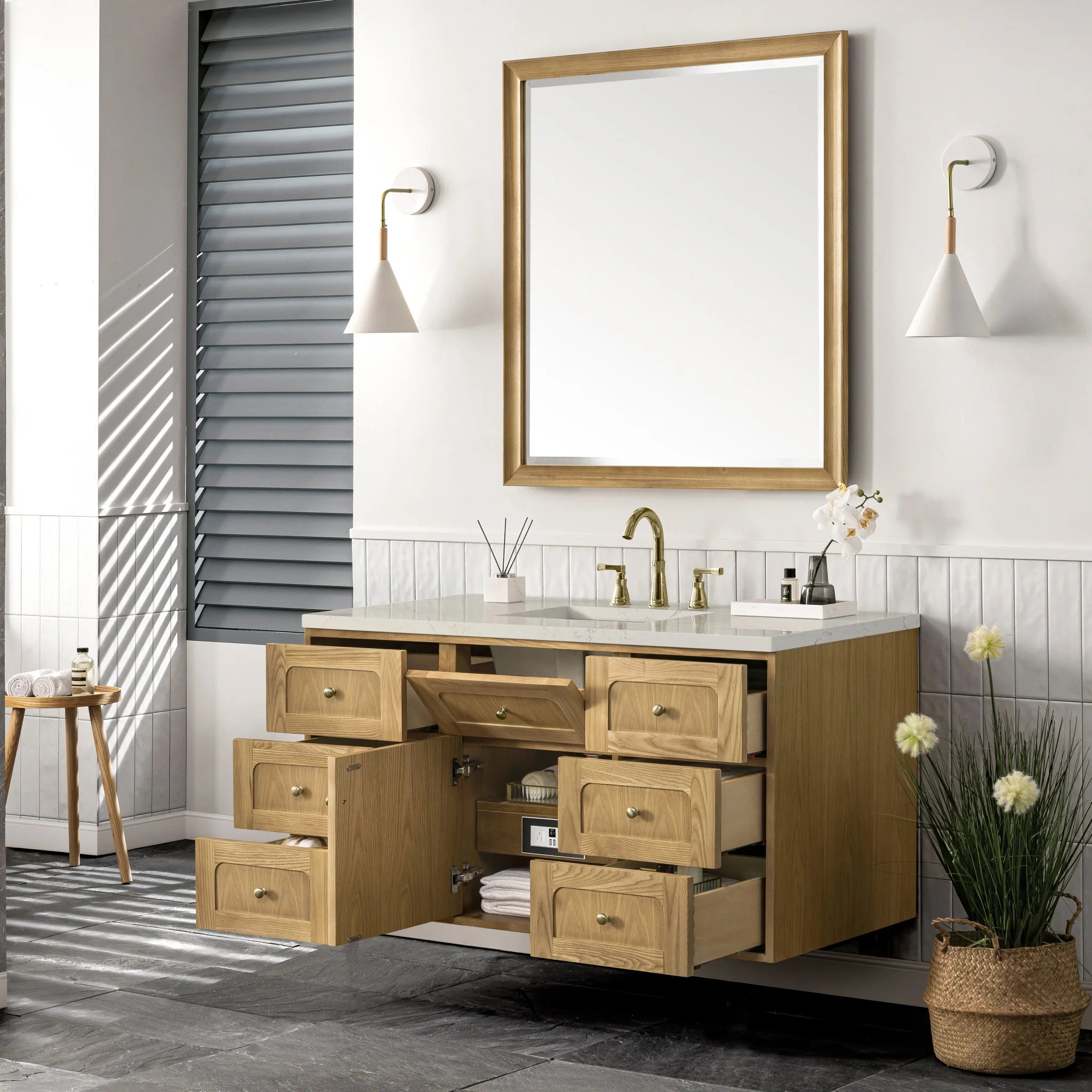 48-laurent-single-vanity-in-light-natural-oak-w-freepower-wireless-charger-by-james-martin-vanities-siberian-silestone image 19