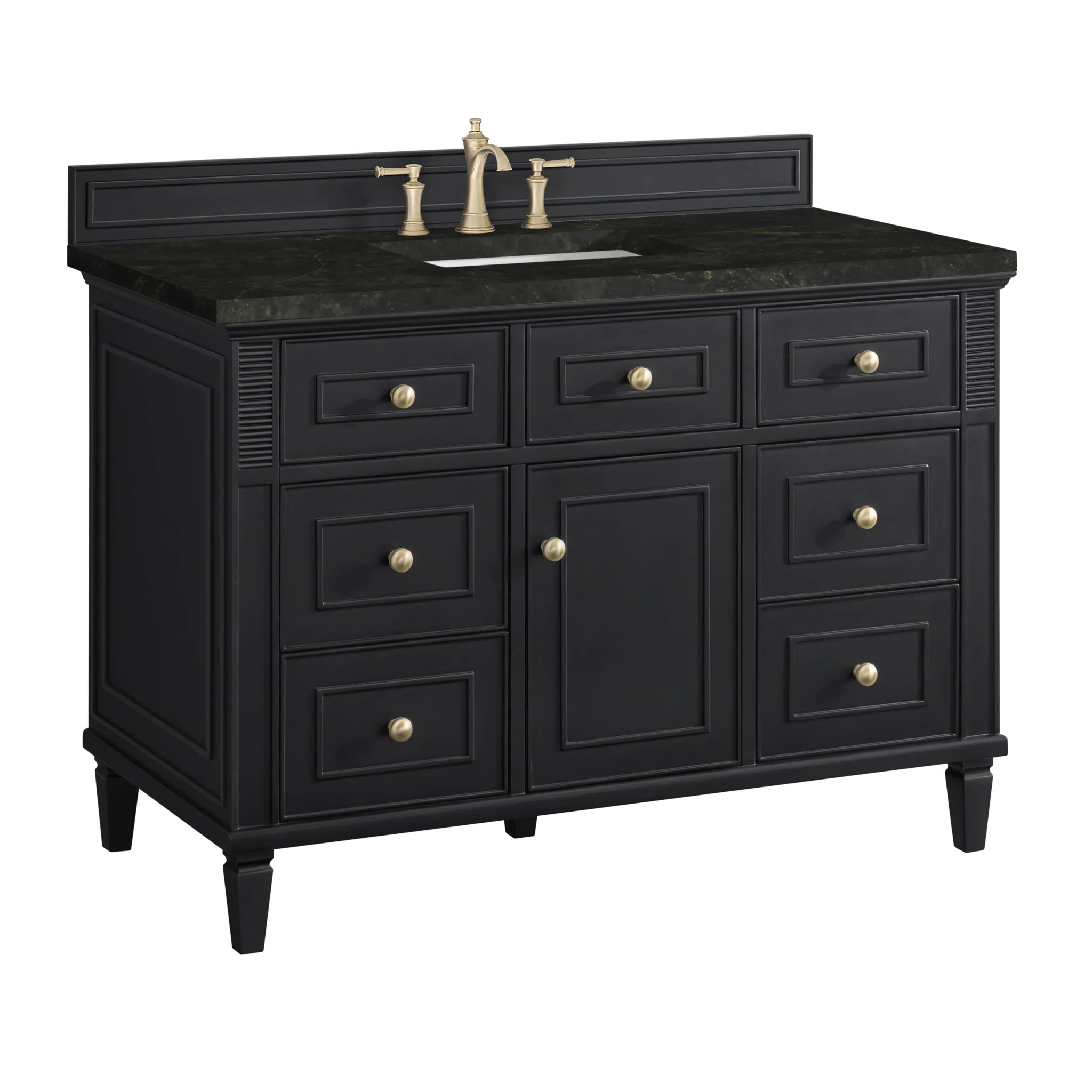 48-lorelai-single-vanity-in-black-onyx-by-james-martin-vanities-phantome-eclos-zero-silica image 4