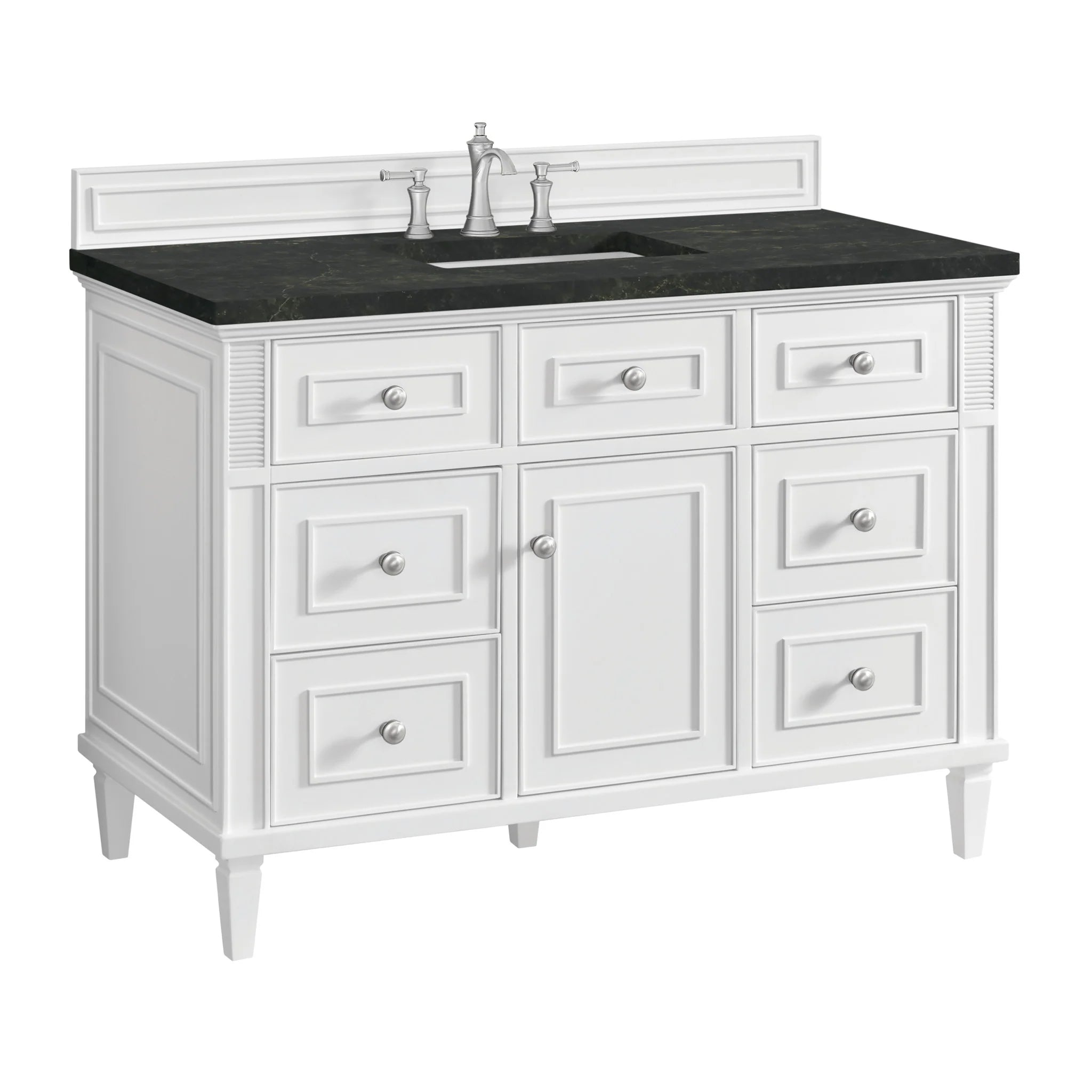 48-lorelai-single-vanity-in-bright-white-by-james-martin-vanities-phantome-eclos-zero-silica image 5